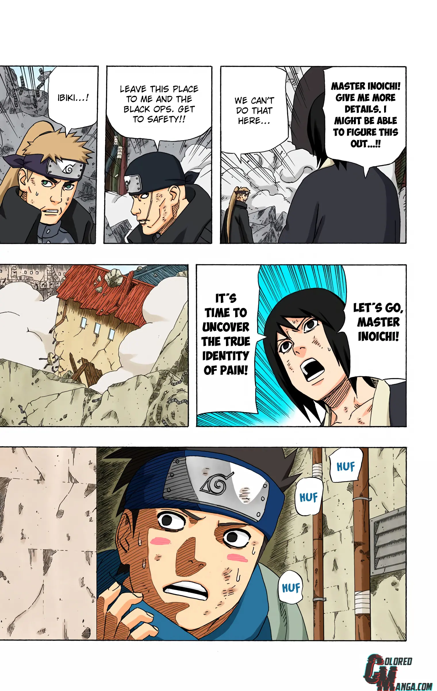 Naruto Colored Manga Online, chapter 425, page 17