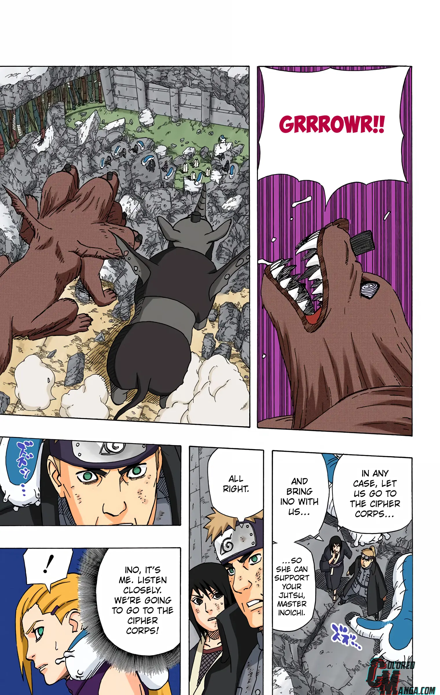 Naruto Colored Manga Online, chapter 426, page 7