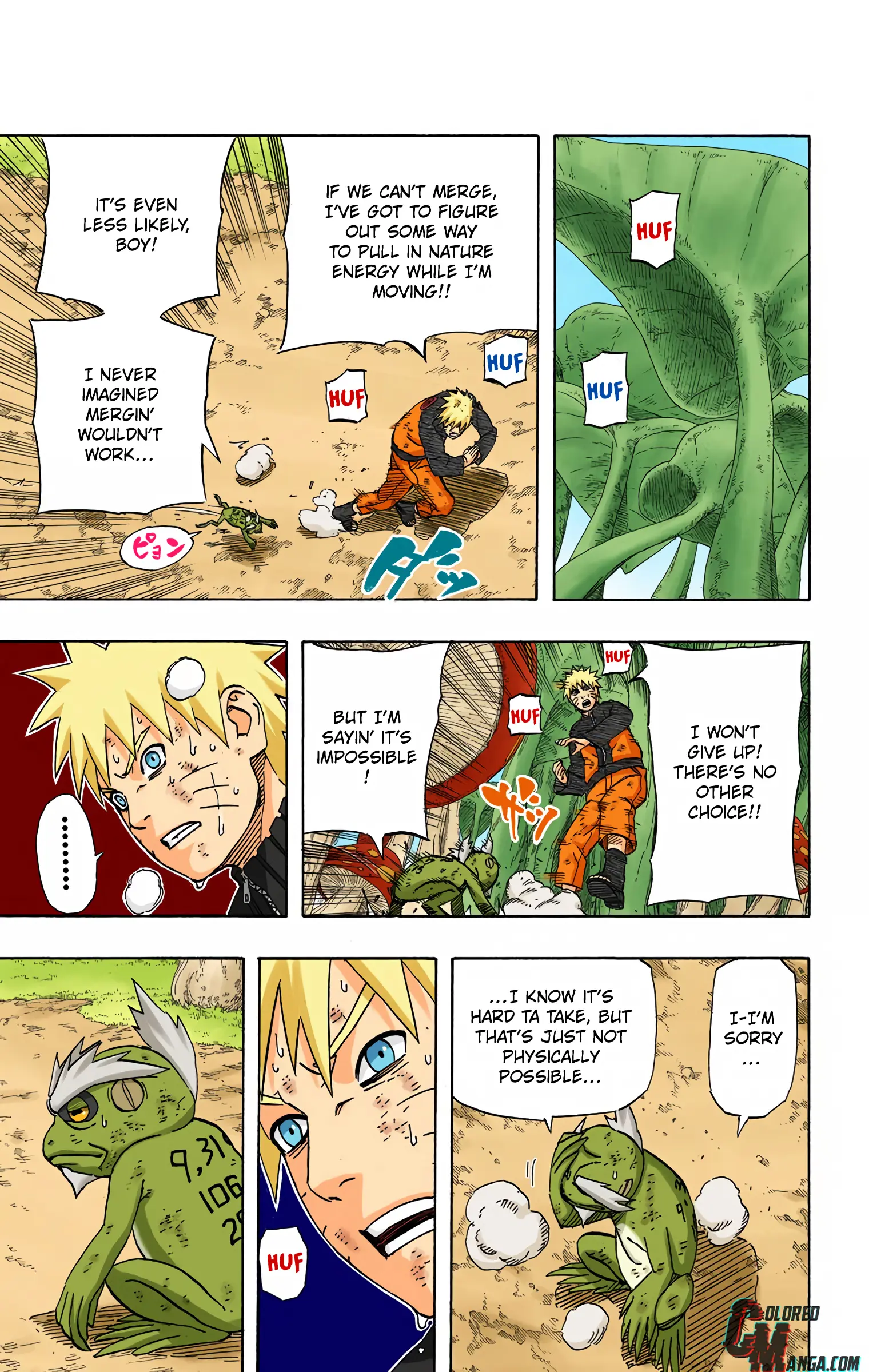 Naruto Colored Manga Online, chapter 426, page 9