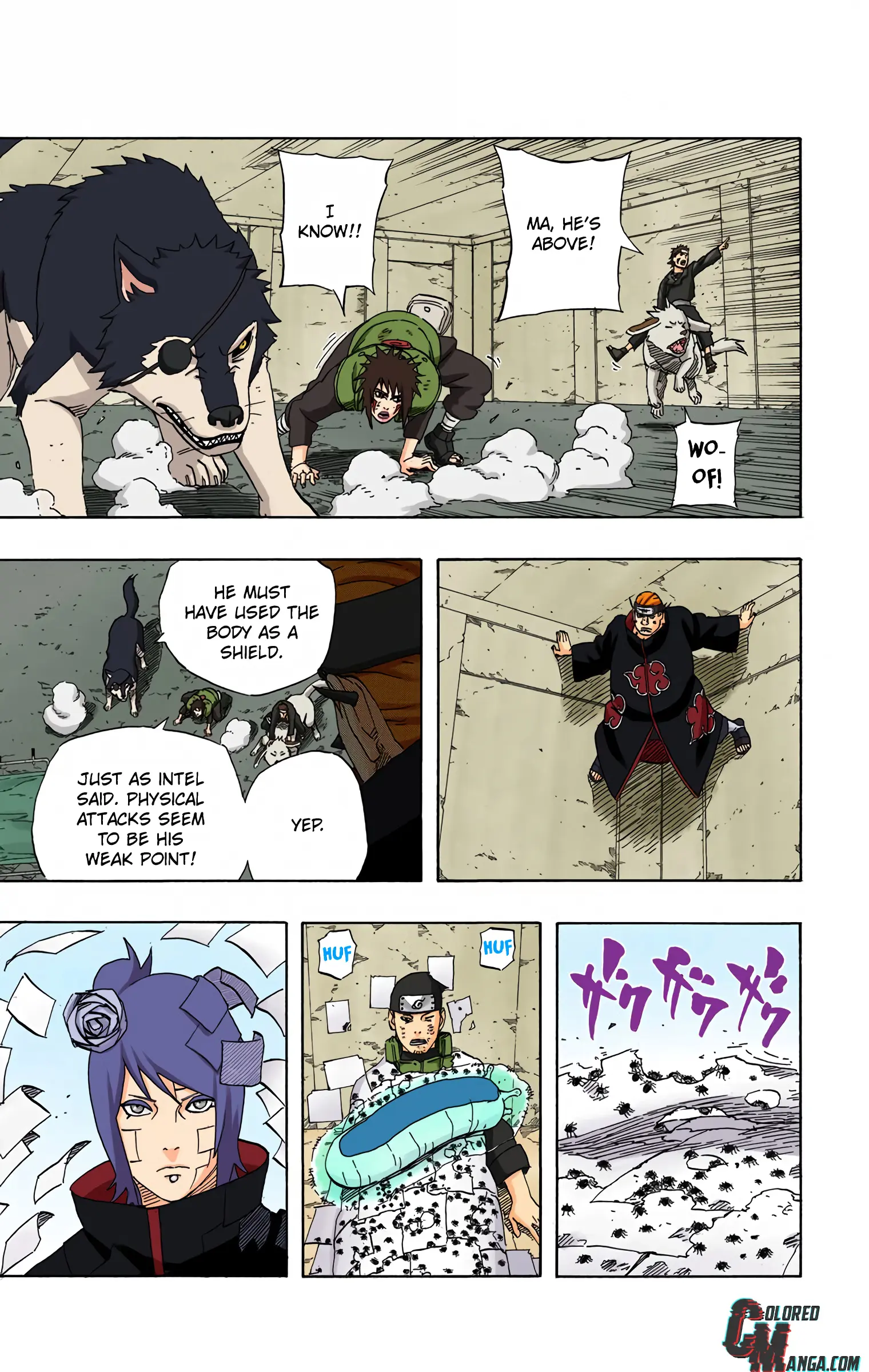 Naruto Colored Manga Online, chapter 427, page 13