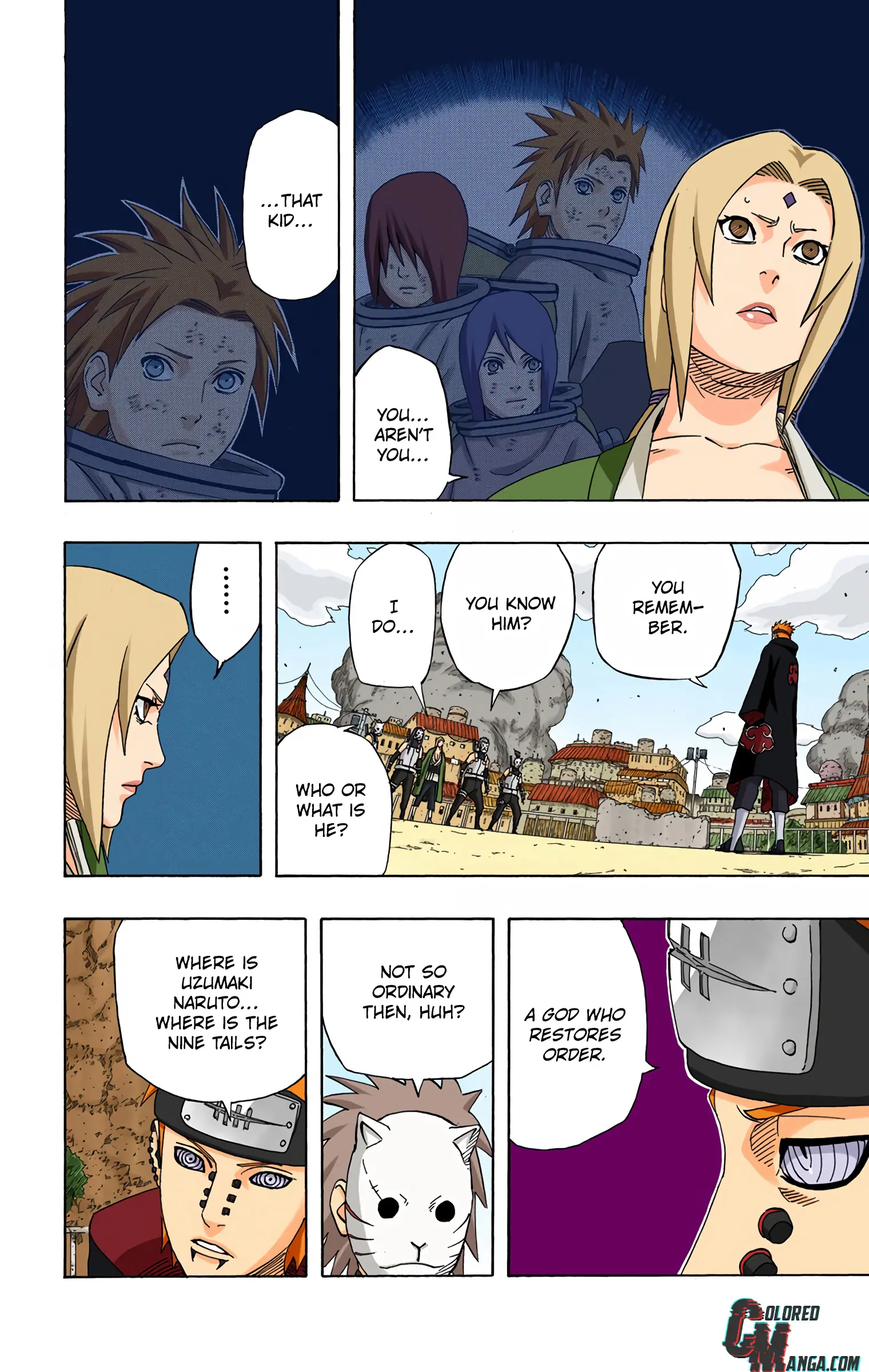 Naruto Colored Manga Online, chapter 428, page 8