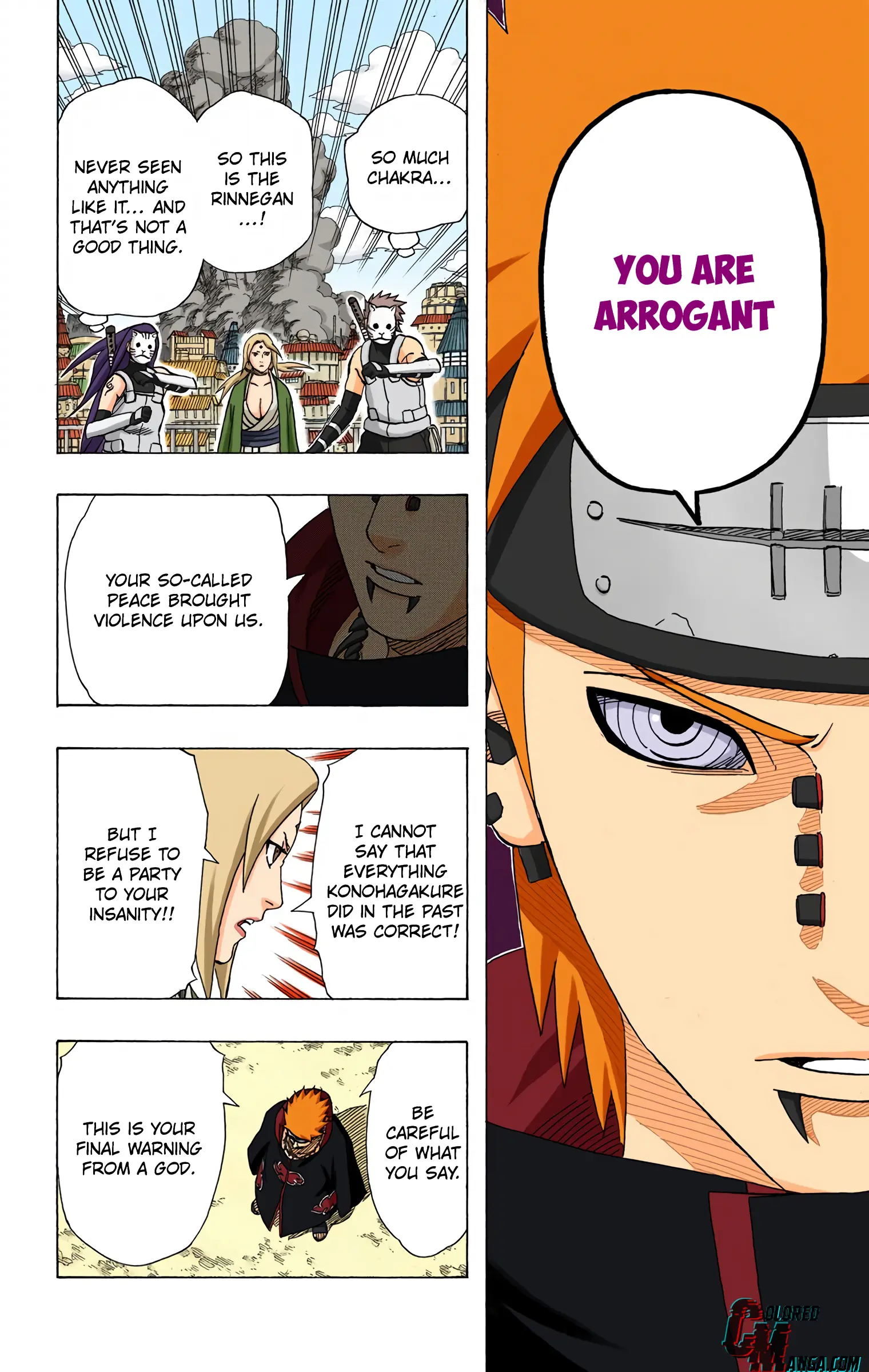 Naruto Colored Manga Online, chapter 428, page 10
