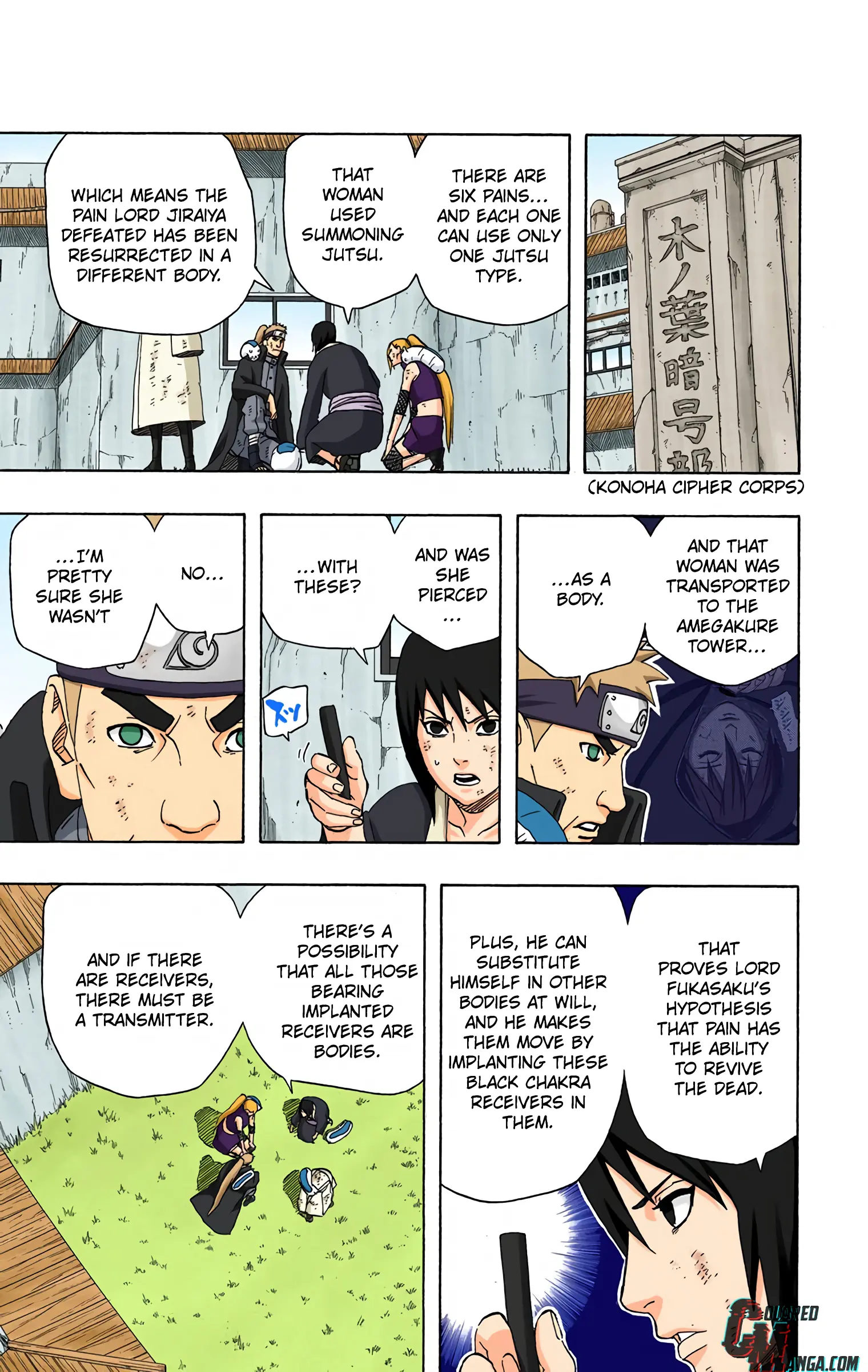 Naruto Colored Manga Online, chapter 428, page 13