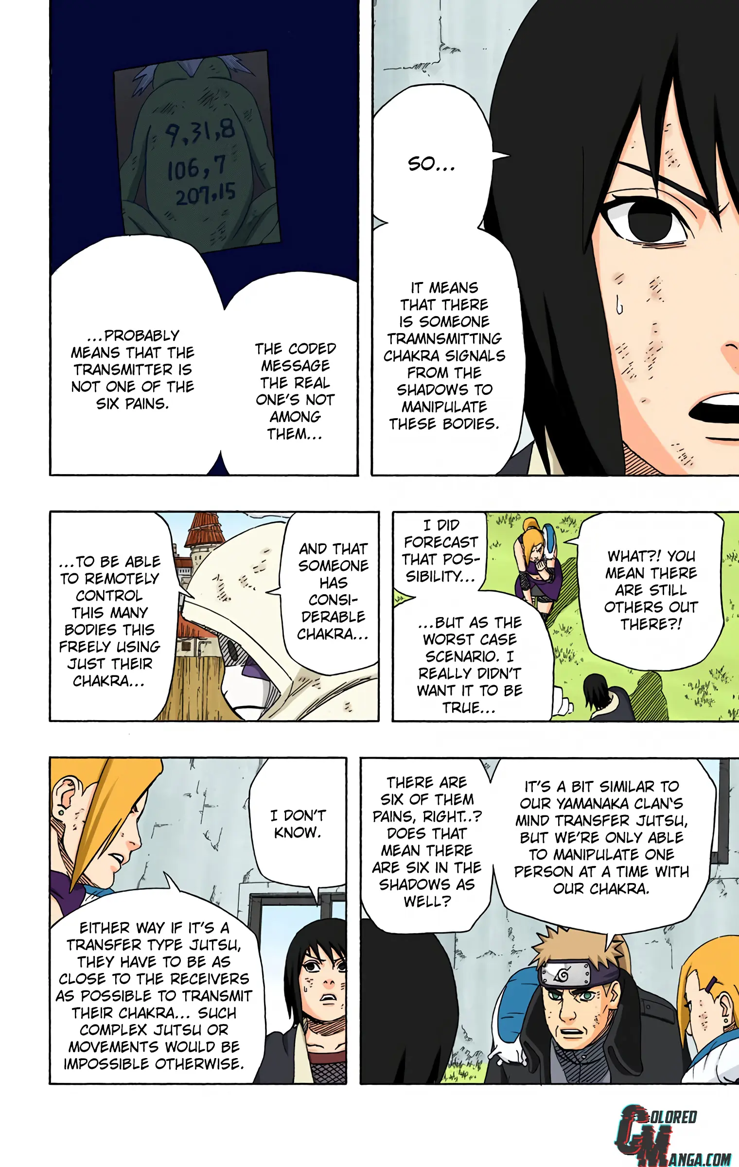 Naruto Colored Manga Online, chapter 428, page 14