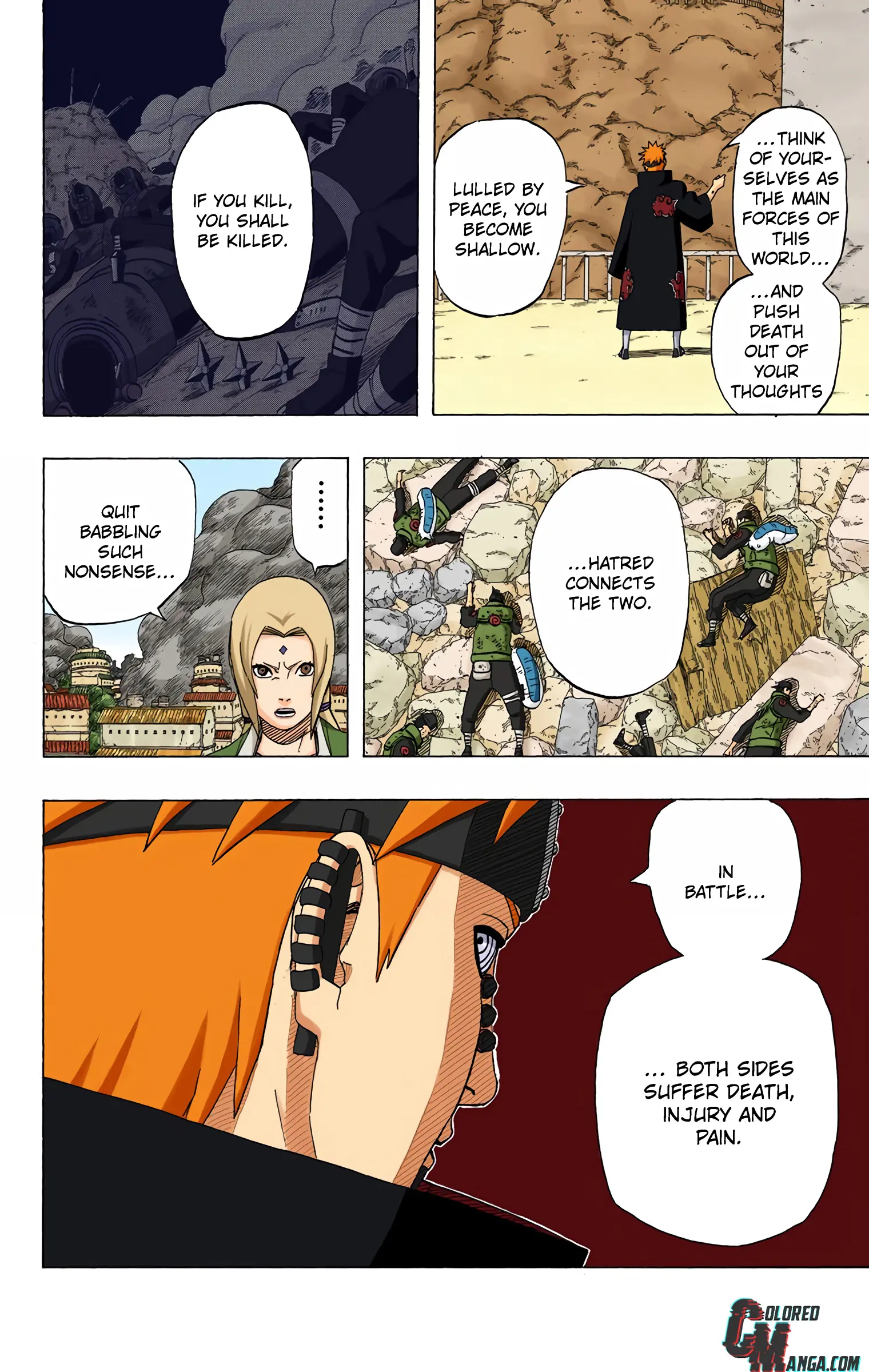 Naruto Colored Manga Online, chapter 429, page 2