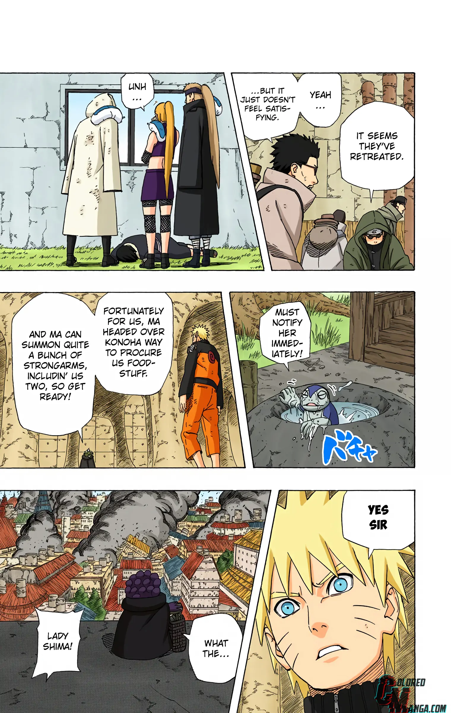 Naruto Colored Manga Online, chapter 429, page 8