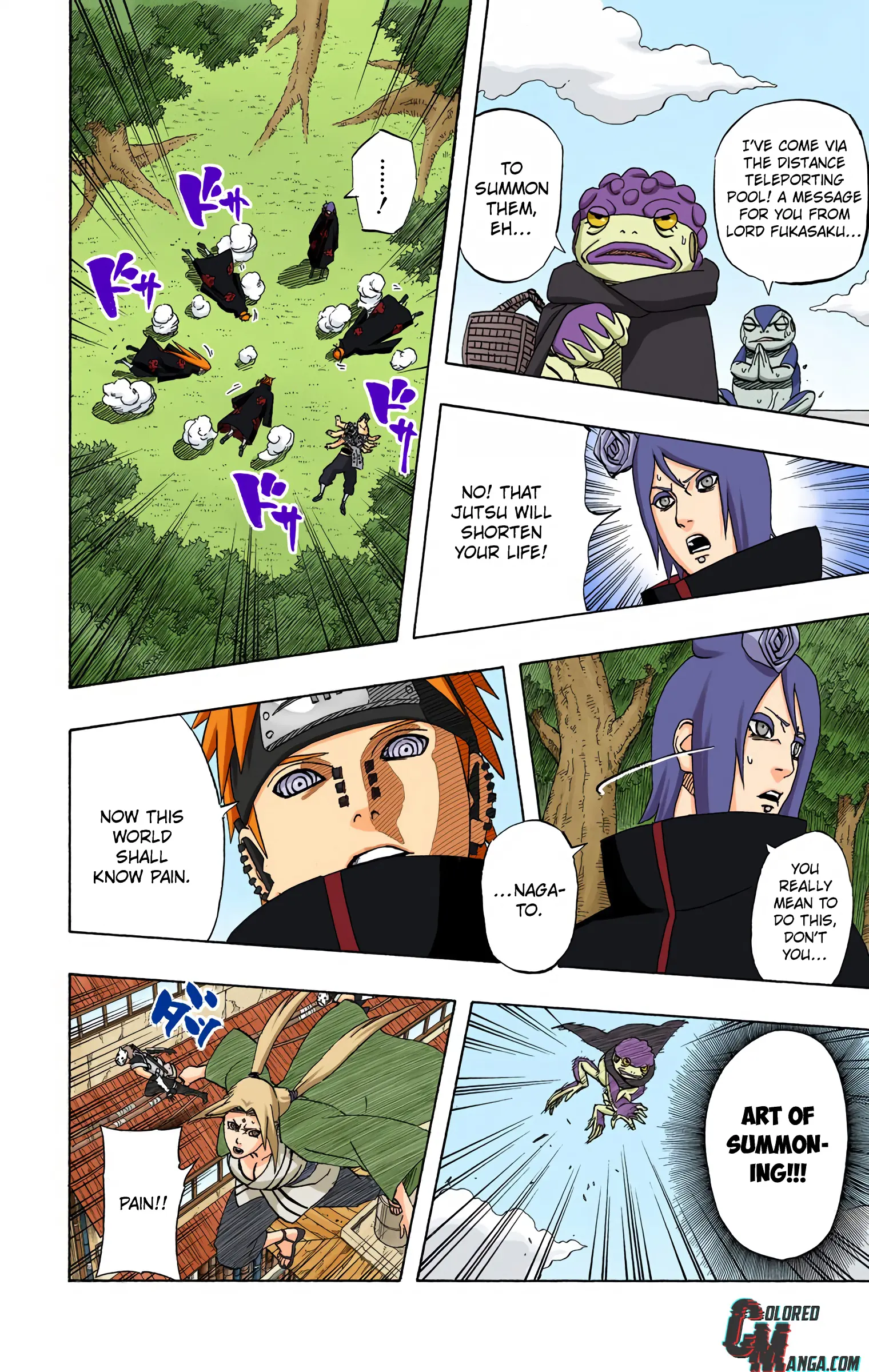 Naruto Colored Manga Online, chapter 429, page 9