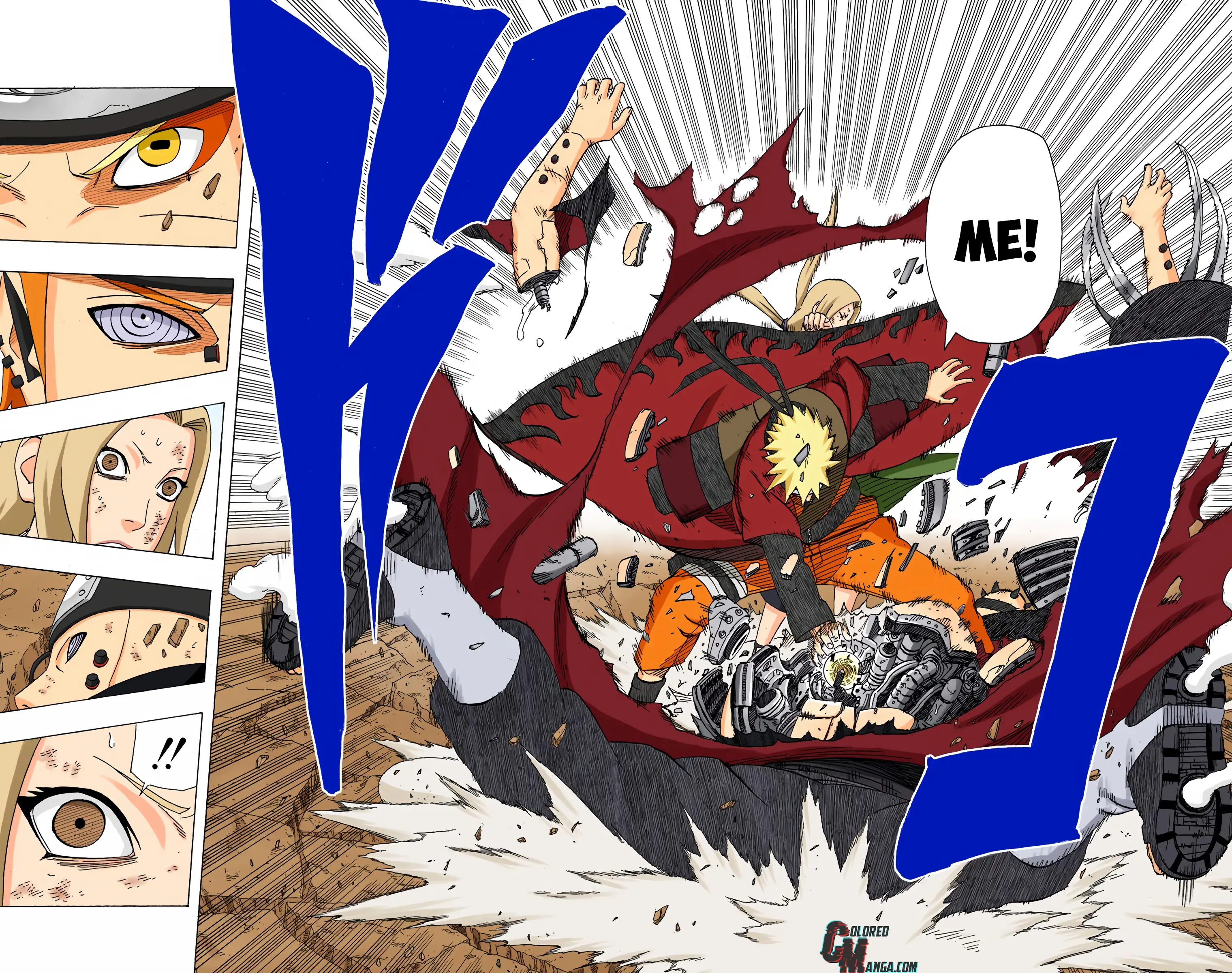 Naruto Colored Manga Online, chapter 430, page 16