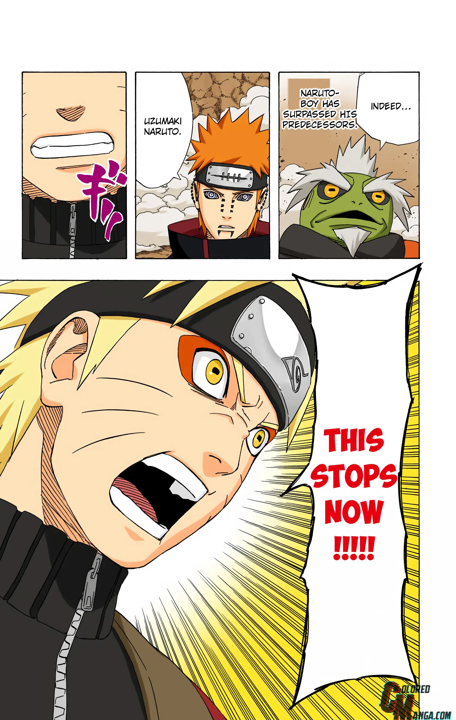 Naruto Colored Manga Online, chapter 430, page 18