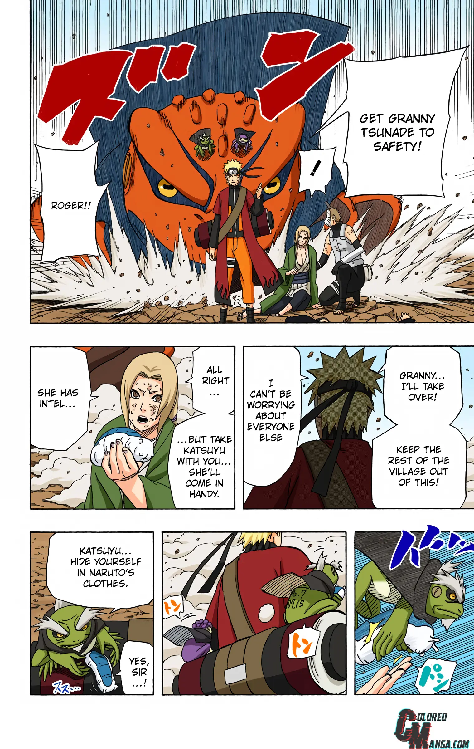 Naruto Colored Manga Online, chapter 431, page 2