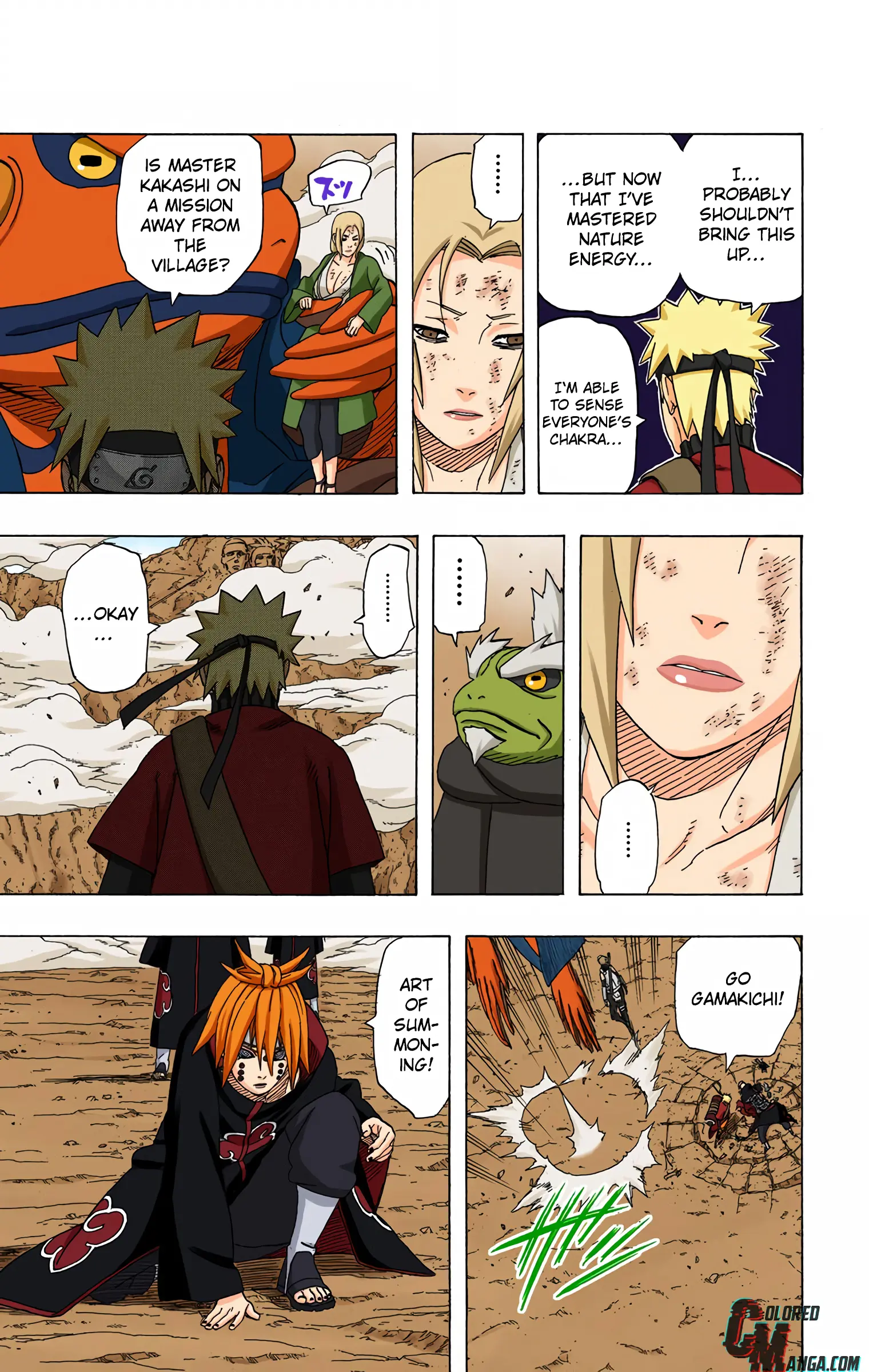 Naruto Colored Manga Online, chapter 431, page 3