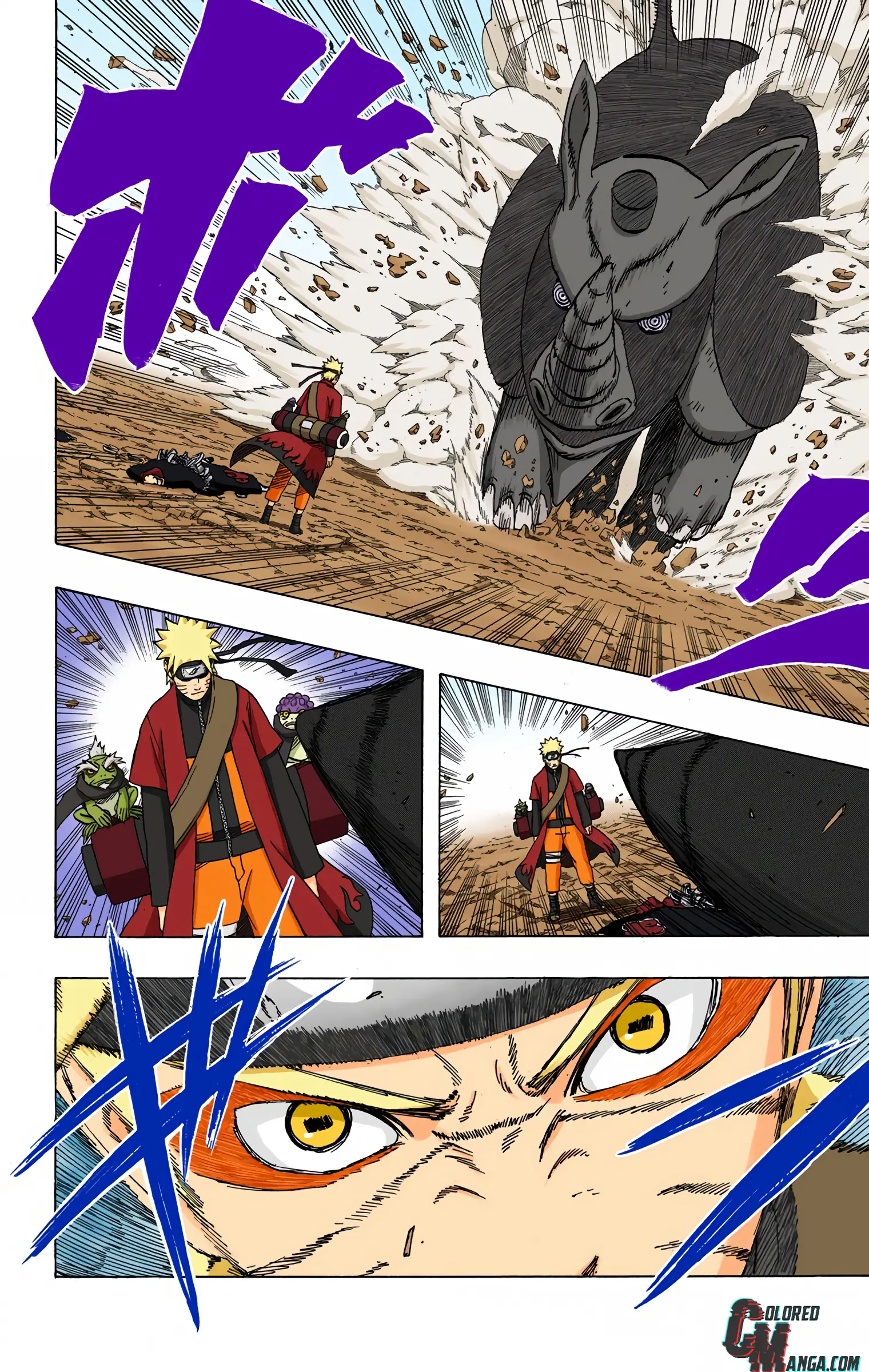 Naruto Colored Manga Online, chapter 431, page 4