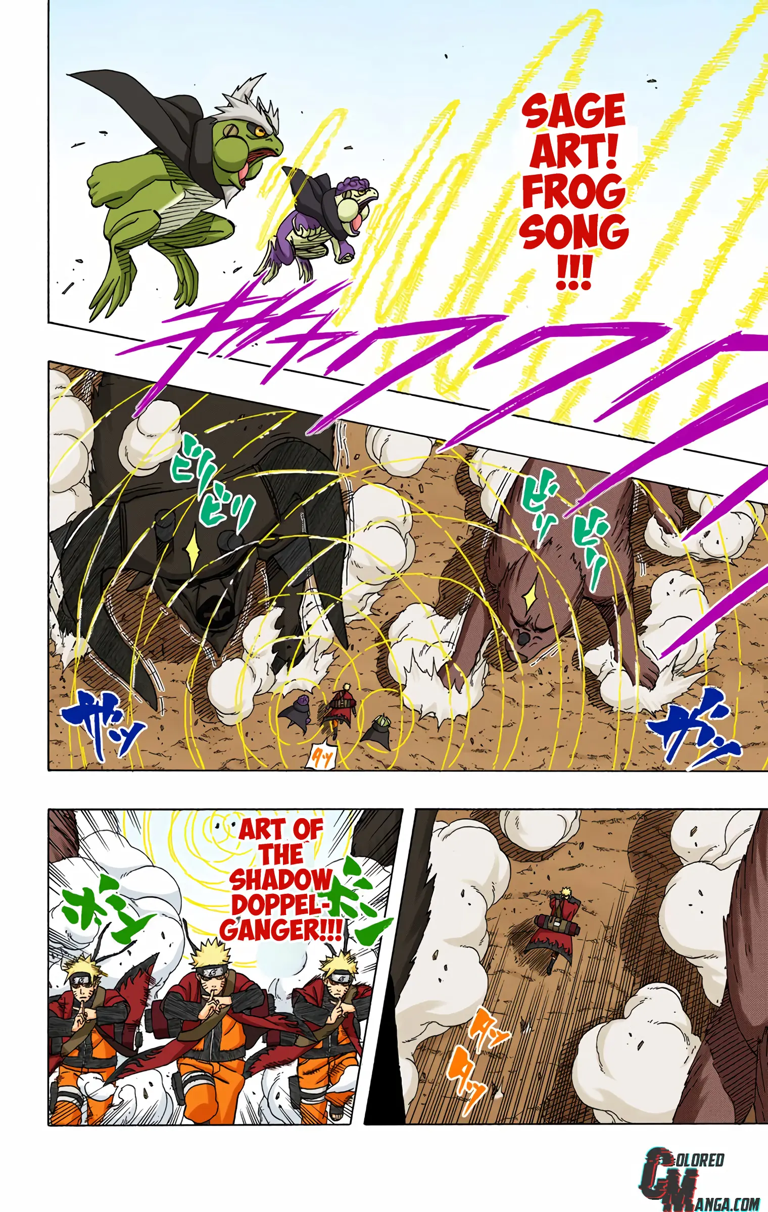 Naruto Colored Manga Online, chapter 431, page 8