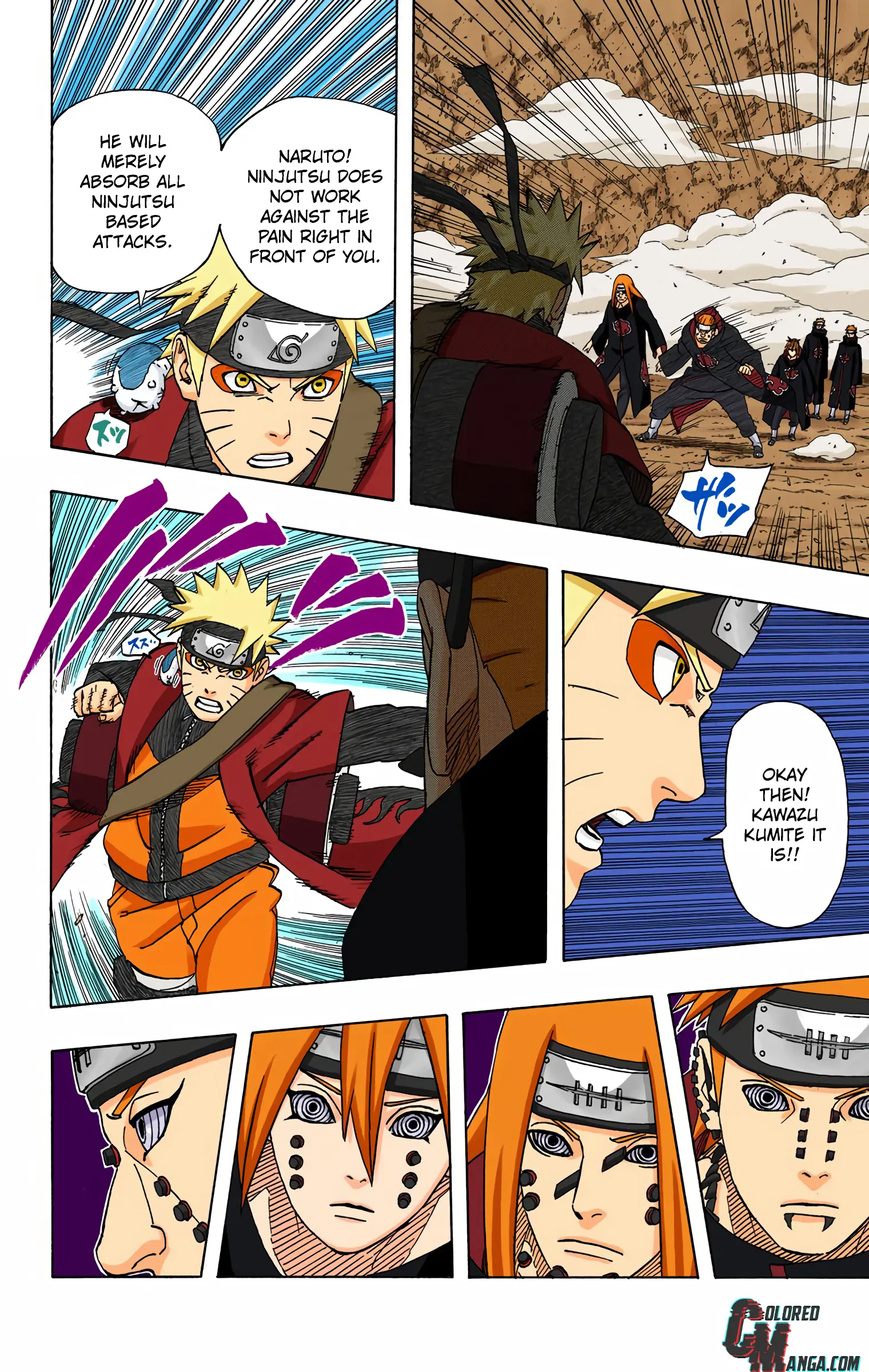 Naruto Colored Manga Online, chapter 431, page 12