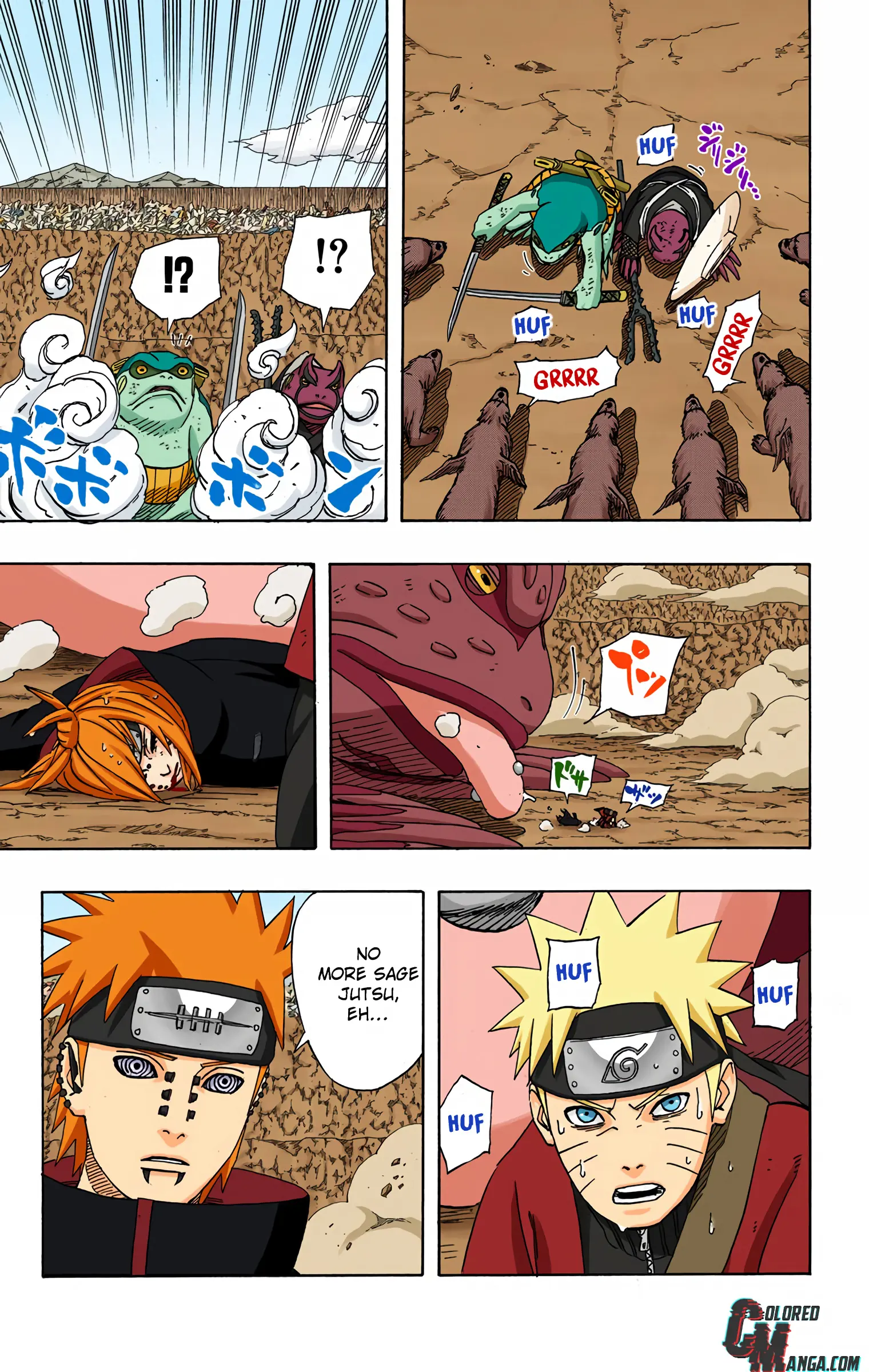 Naruto Colored Manga Online, chapter 432, page 16
