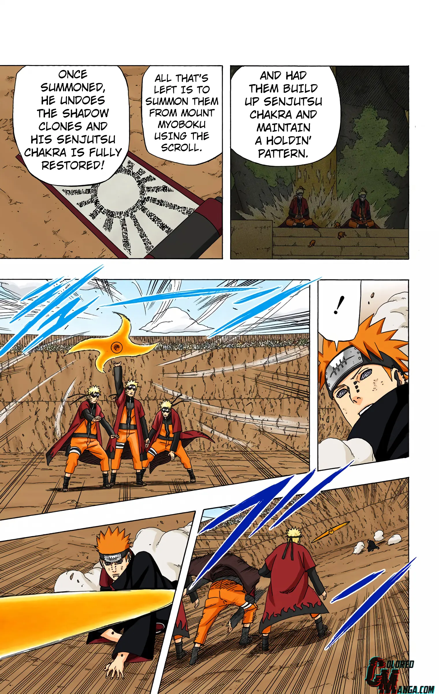 Naruto Colored Manga Online, chapter 433, page 15