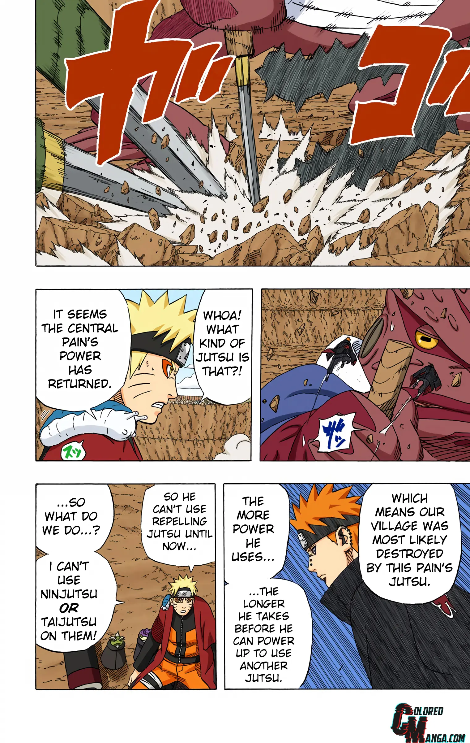 Naruto Colored Manga Online, chapter 434, page 8