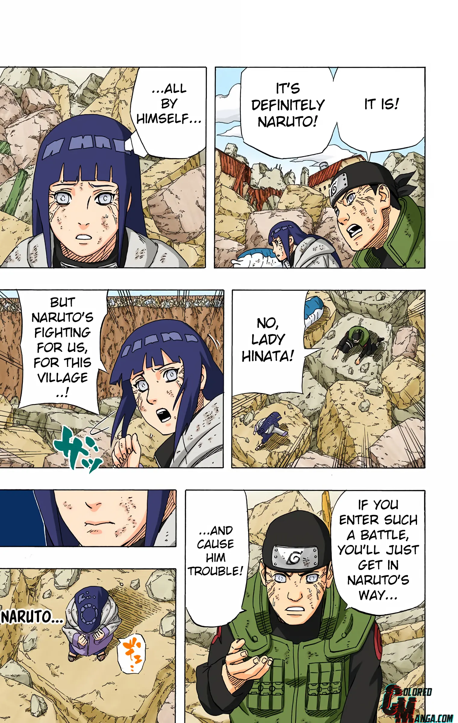 Naruto Colored Manga Online, chapter 434, page 13