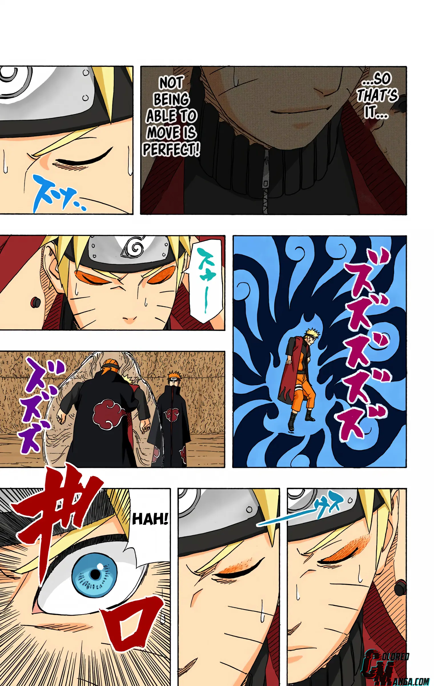 Naruto Colored Manga Online, chapter 435, page 3