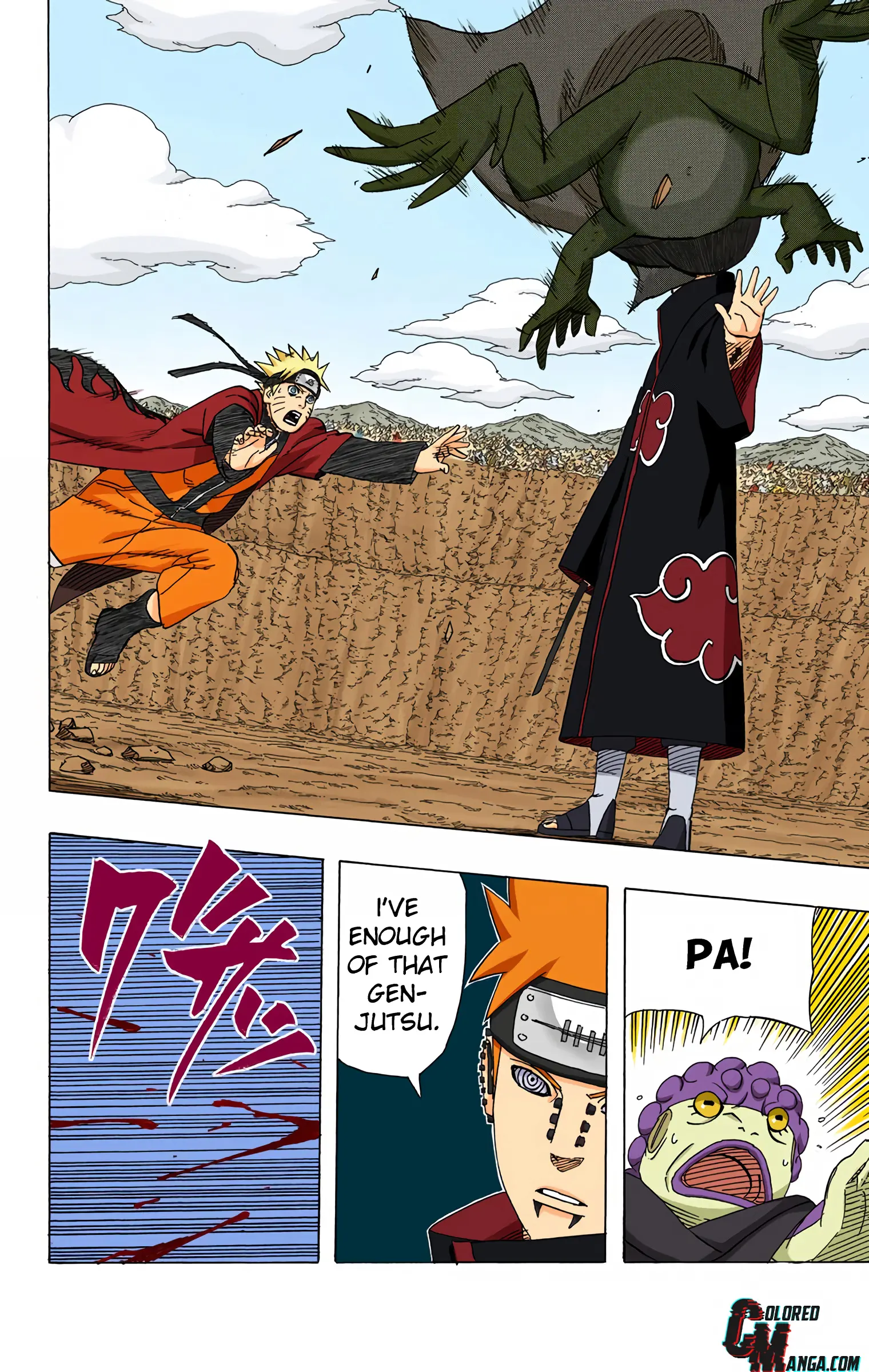 Naruto Colored Manga Online, chapter 435, page 8