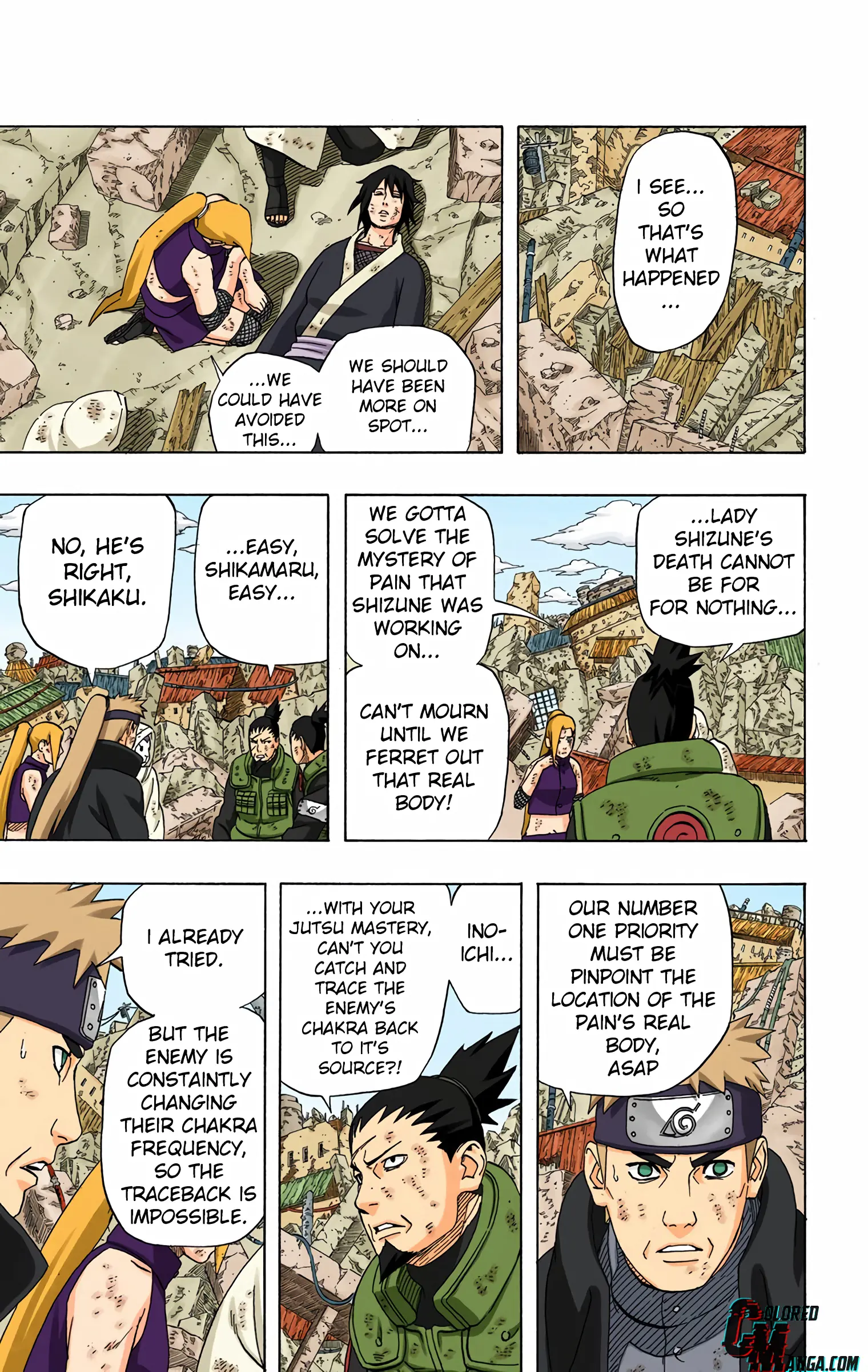 Naruto Colored Manga Online, chapter 435, page 11