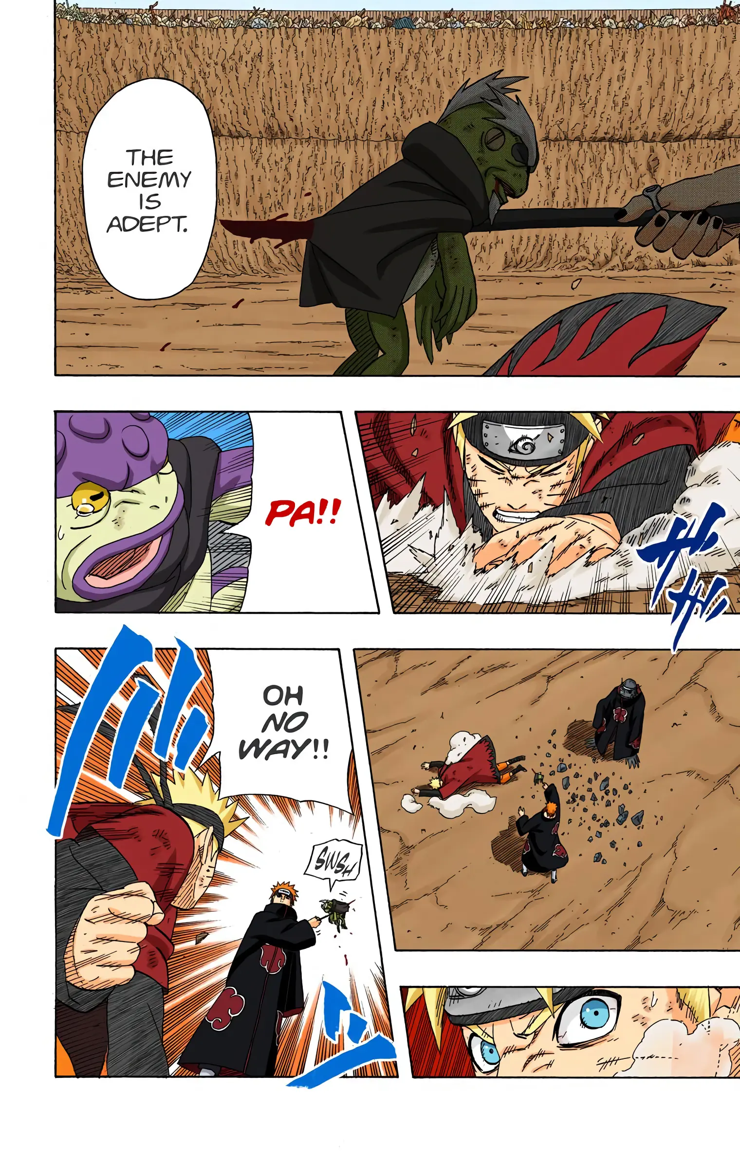 Naruto Colored Manga Online, chapter 435, page 12