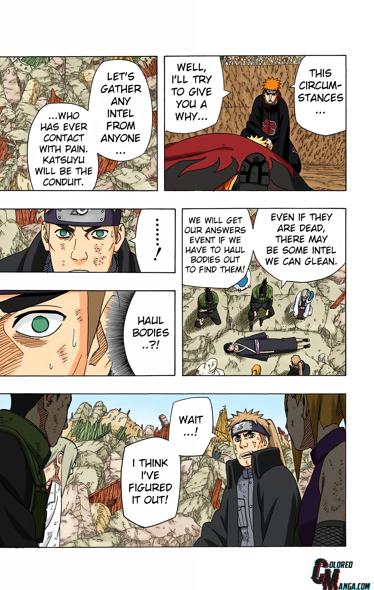 Naruto Colored Manga Online, chapter 435, page 17