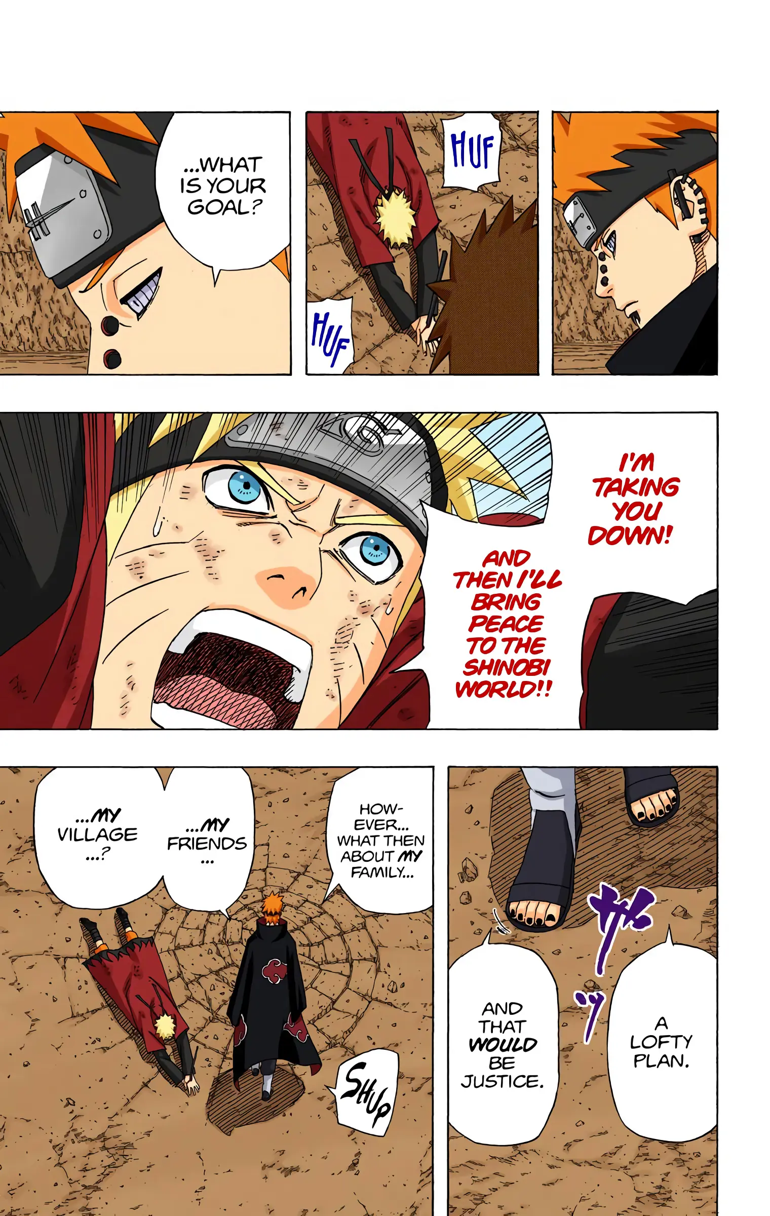 Naruto Colored Manga Online, chapter 436, page 7