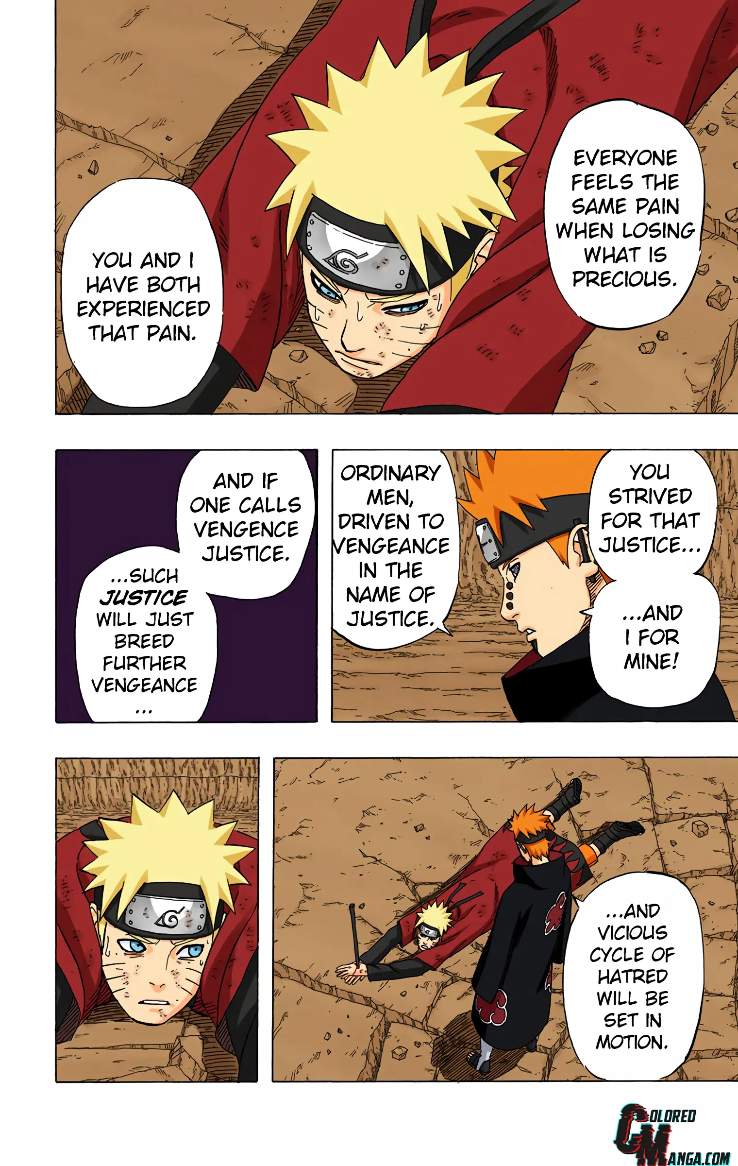 Naruto Colored Manga Online, chapter 436, page 10