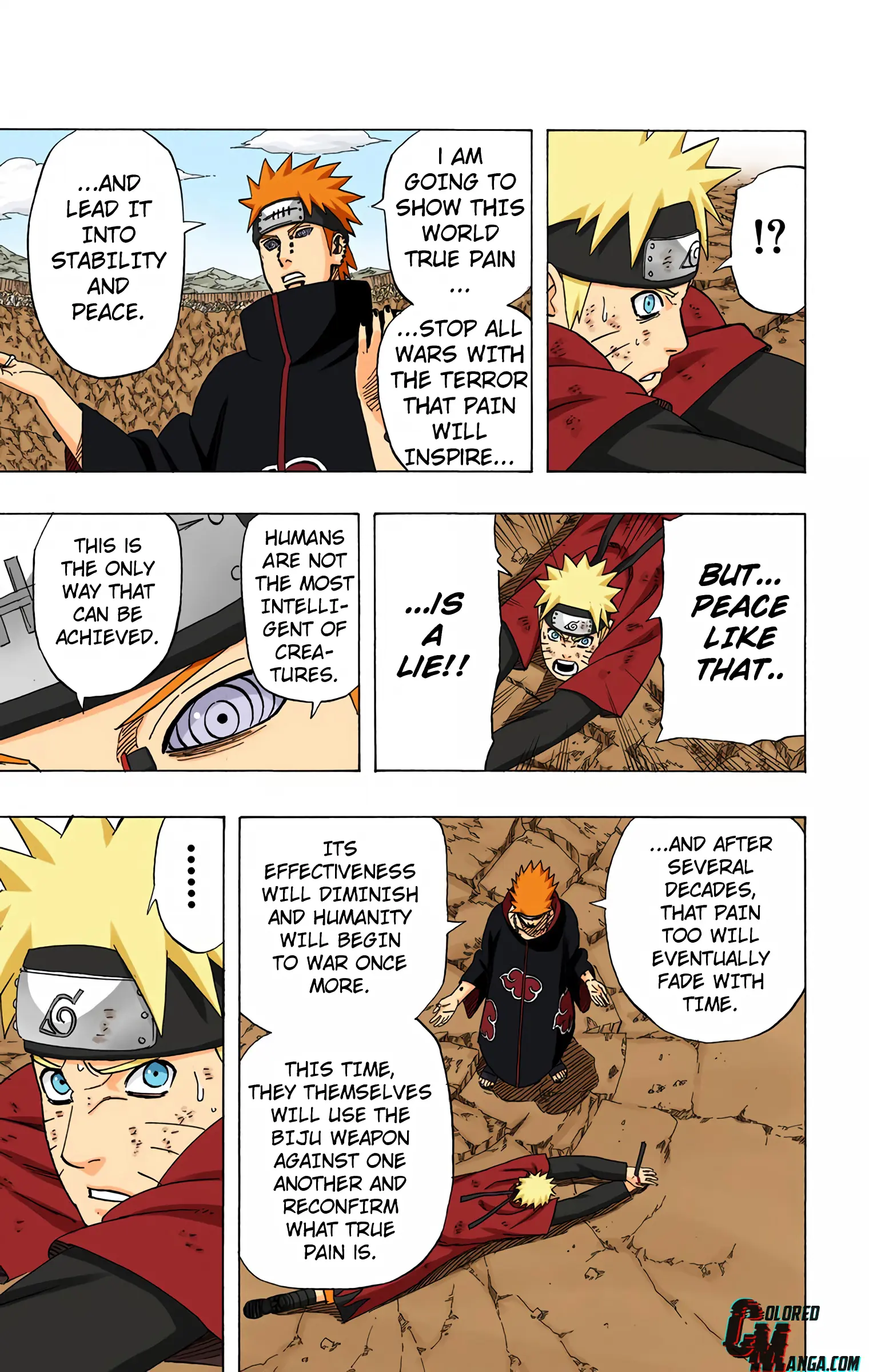 Naruto Colored Manga Online, chapter 436, page 15