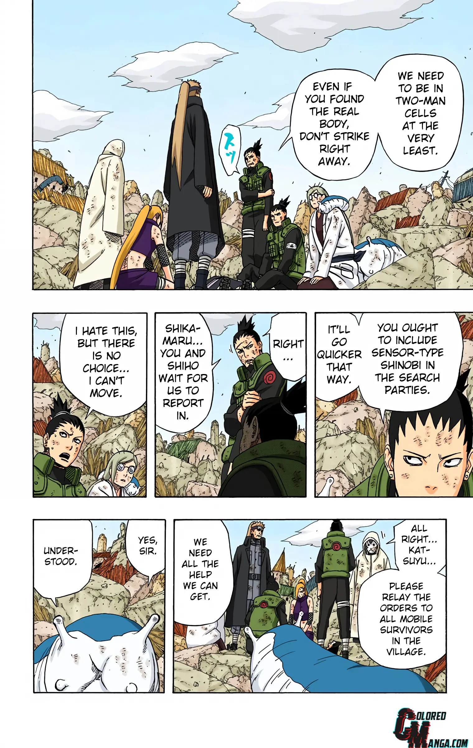 Naruto Colored Manga Online, chapter 437, page 4