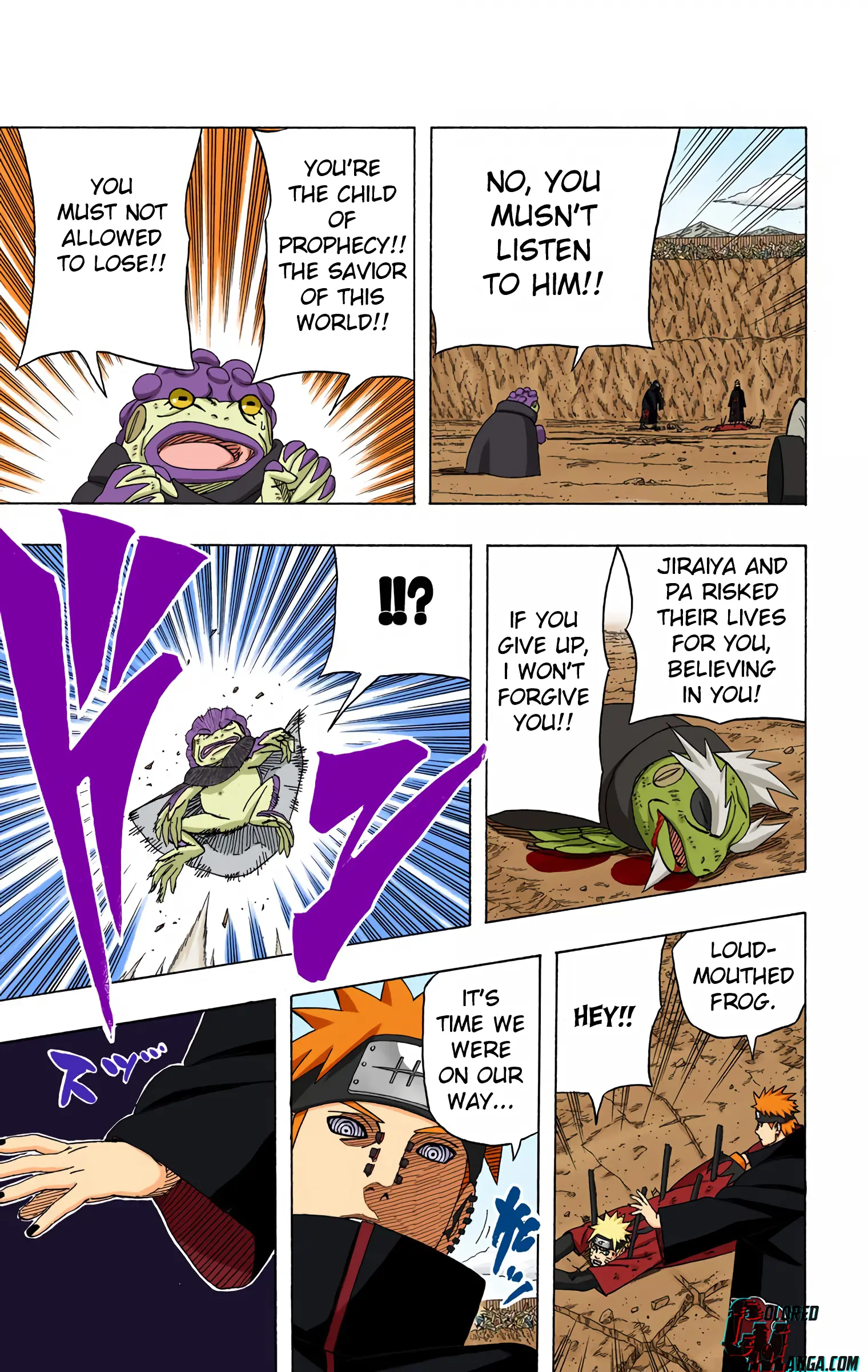 Naruto Colored Manga Online, chapter 437, page 7