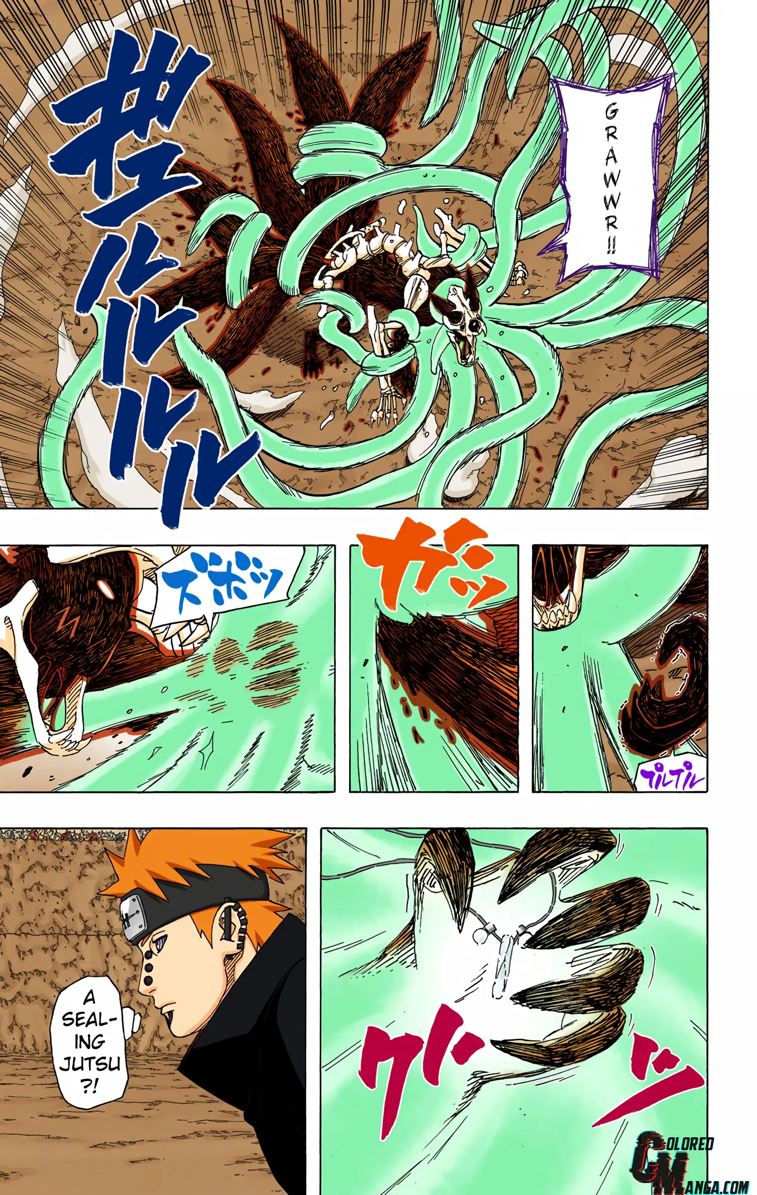 Naruto Colored Manga Online, chapter 438, page 3