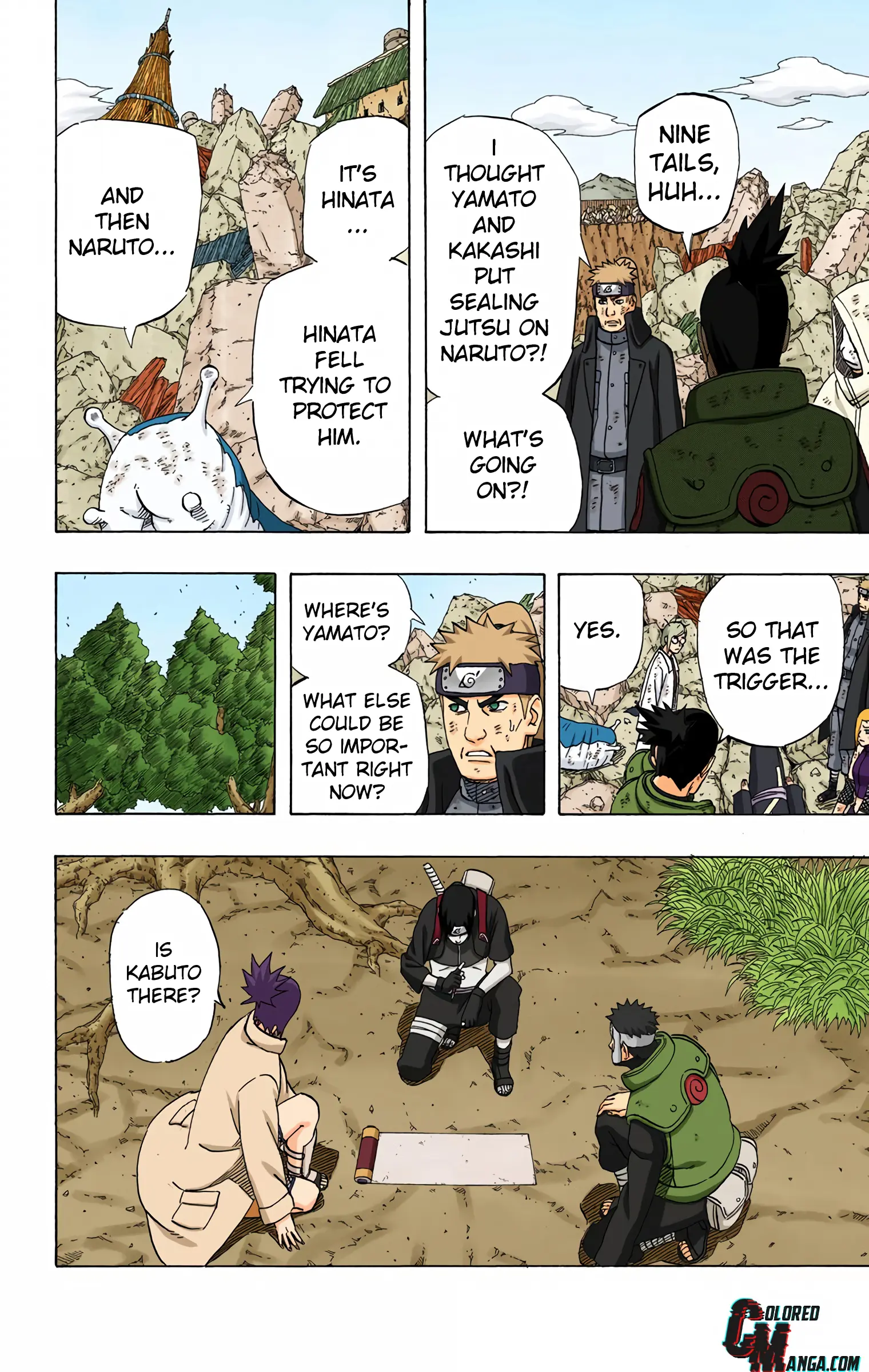 Naruto Colored Manga Online, chapter 438, page 11