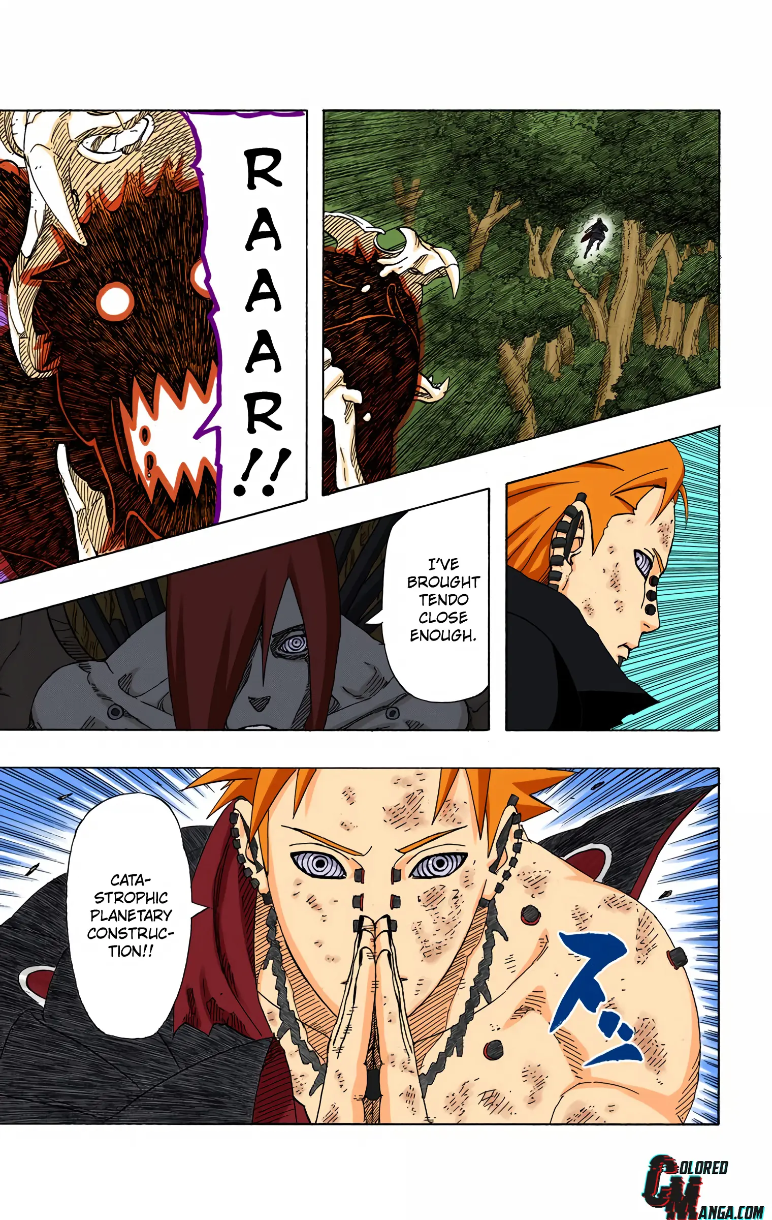 Naruto Colored Manga Online, chapter 438, page 16