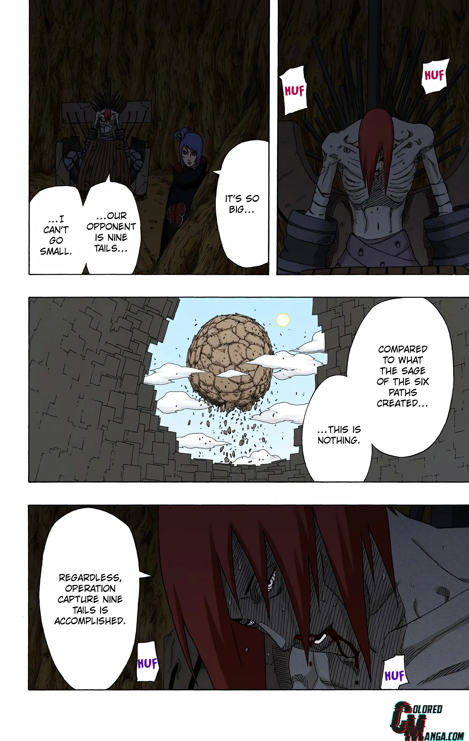 Naruto Colored Manga Online, chapter 439, page 7