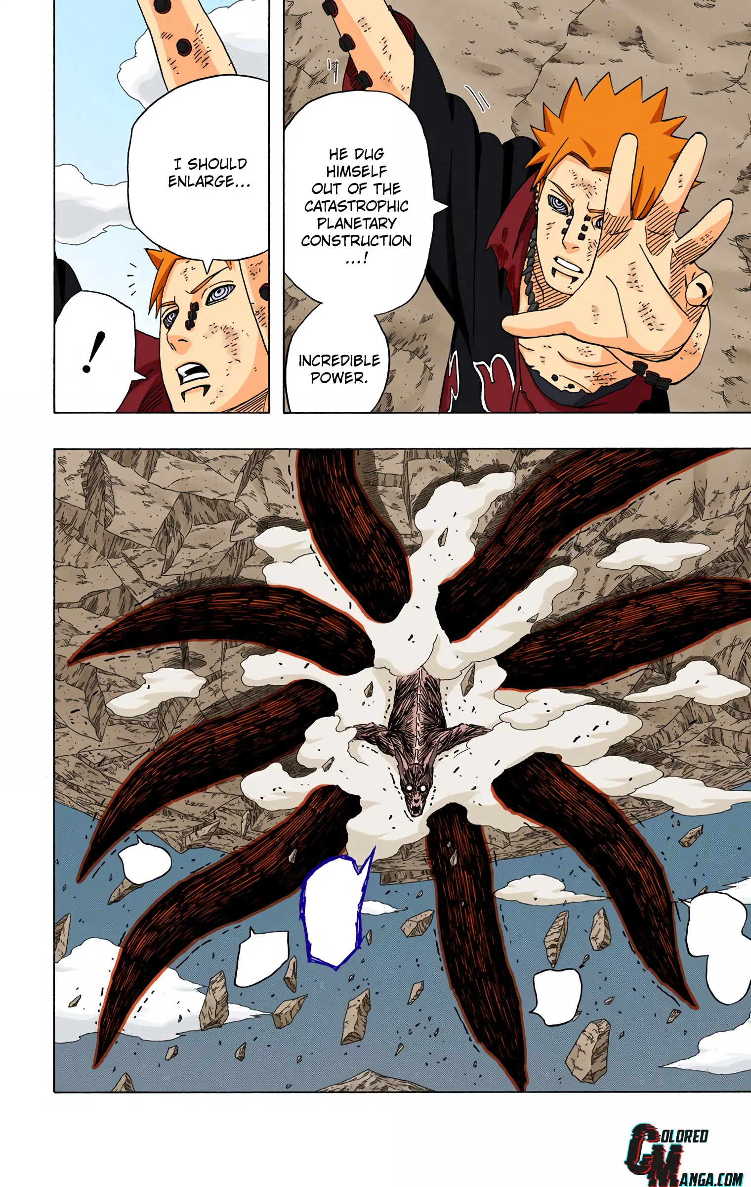Naruto Colored Manga Online, chapter 440, page 2
