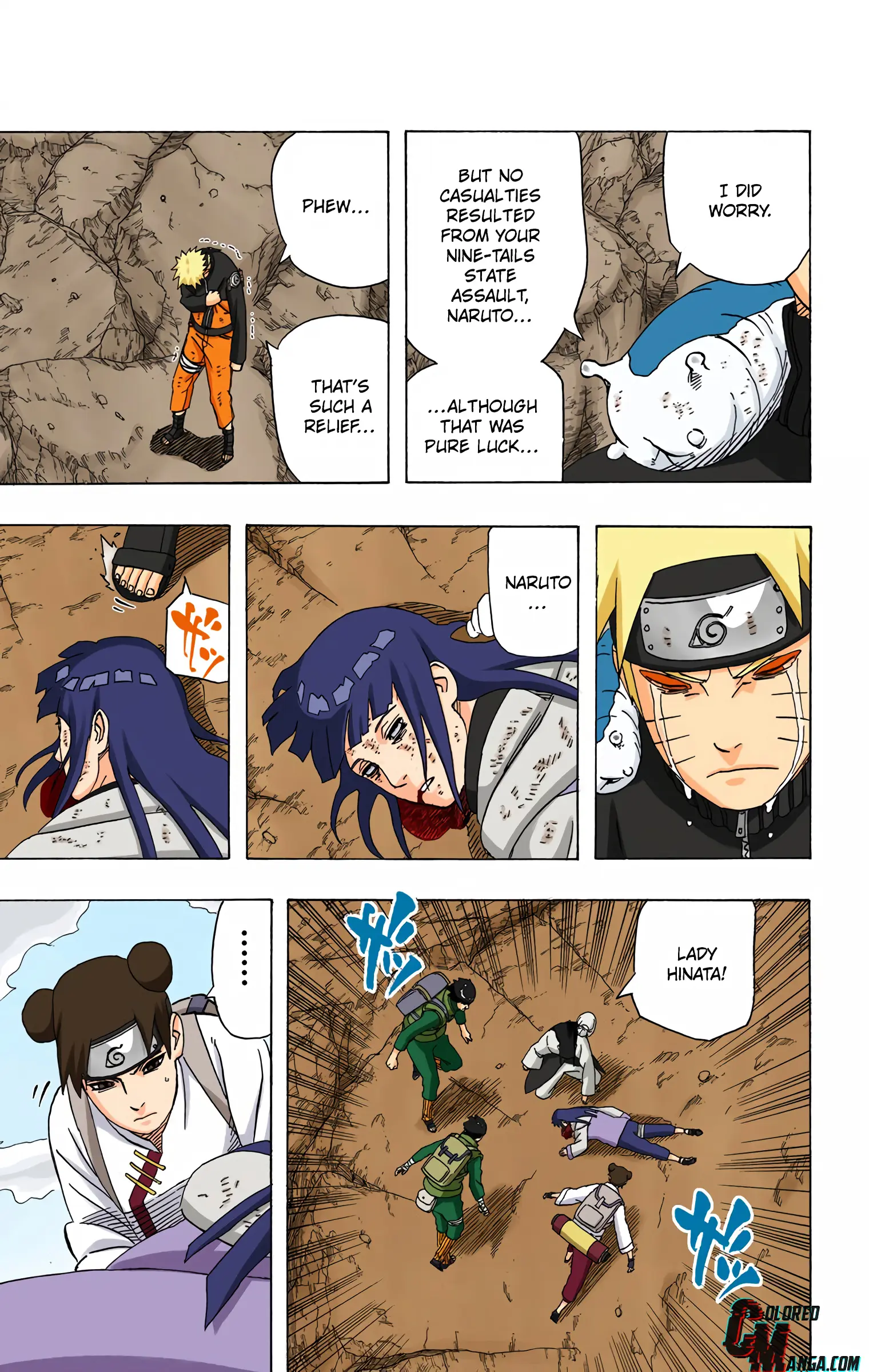 Naruto Colored Manga Online, chapter 441, page 7