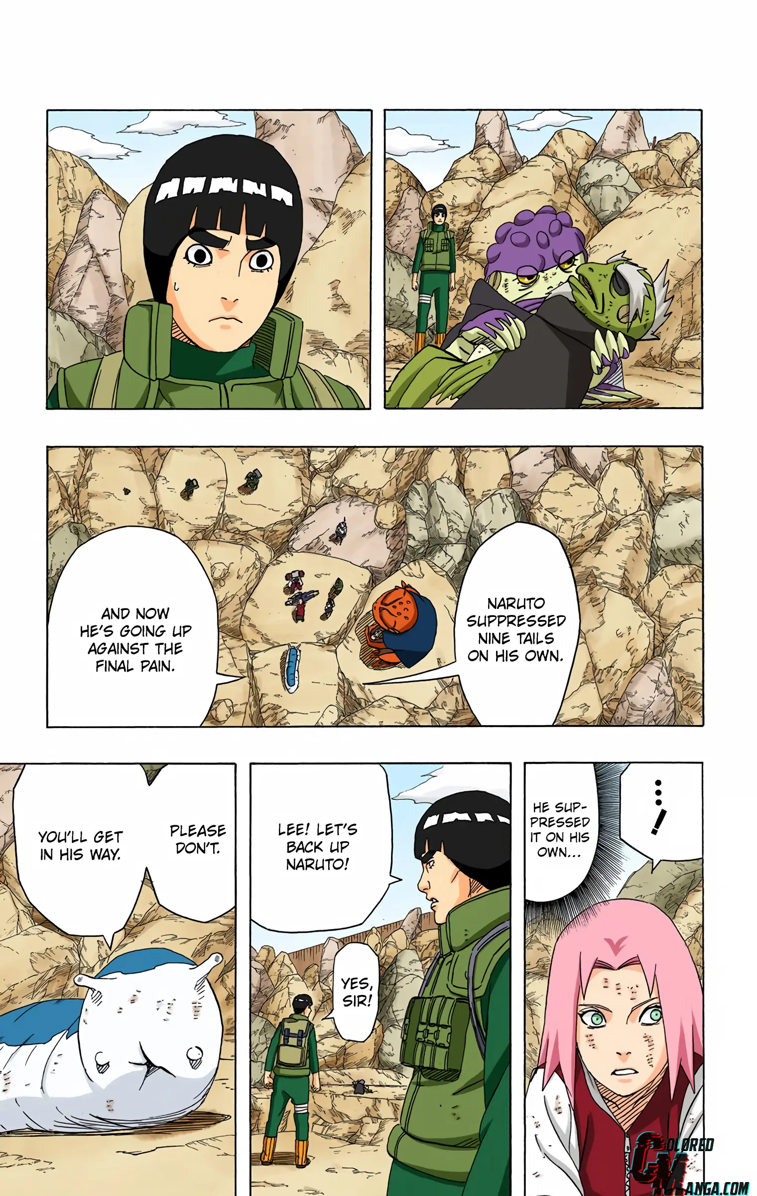Naruto Colored Manga Online, chapter 442, page 4