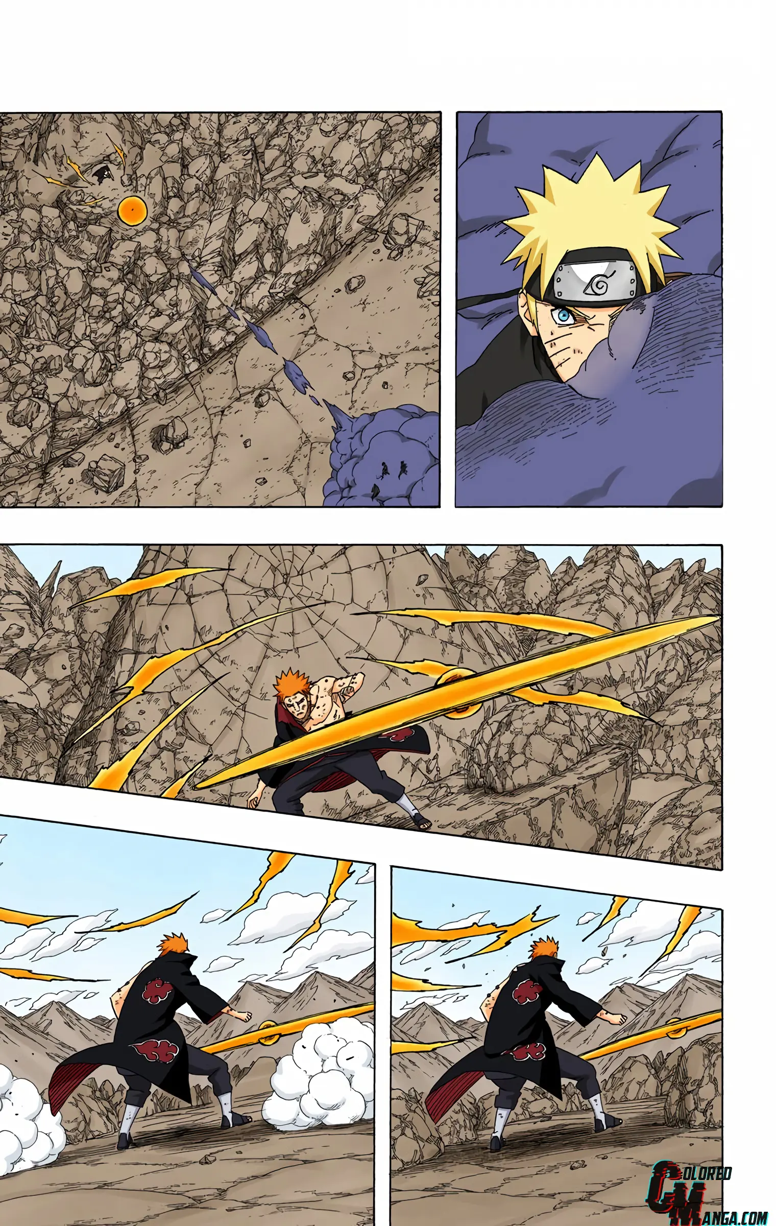 Naruto Colored Manga Online, chapter 442, page 6