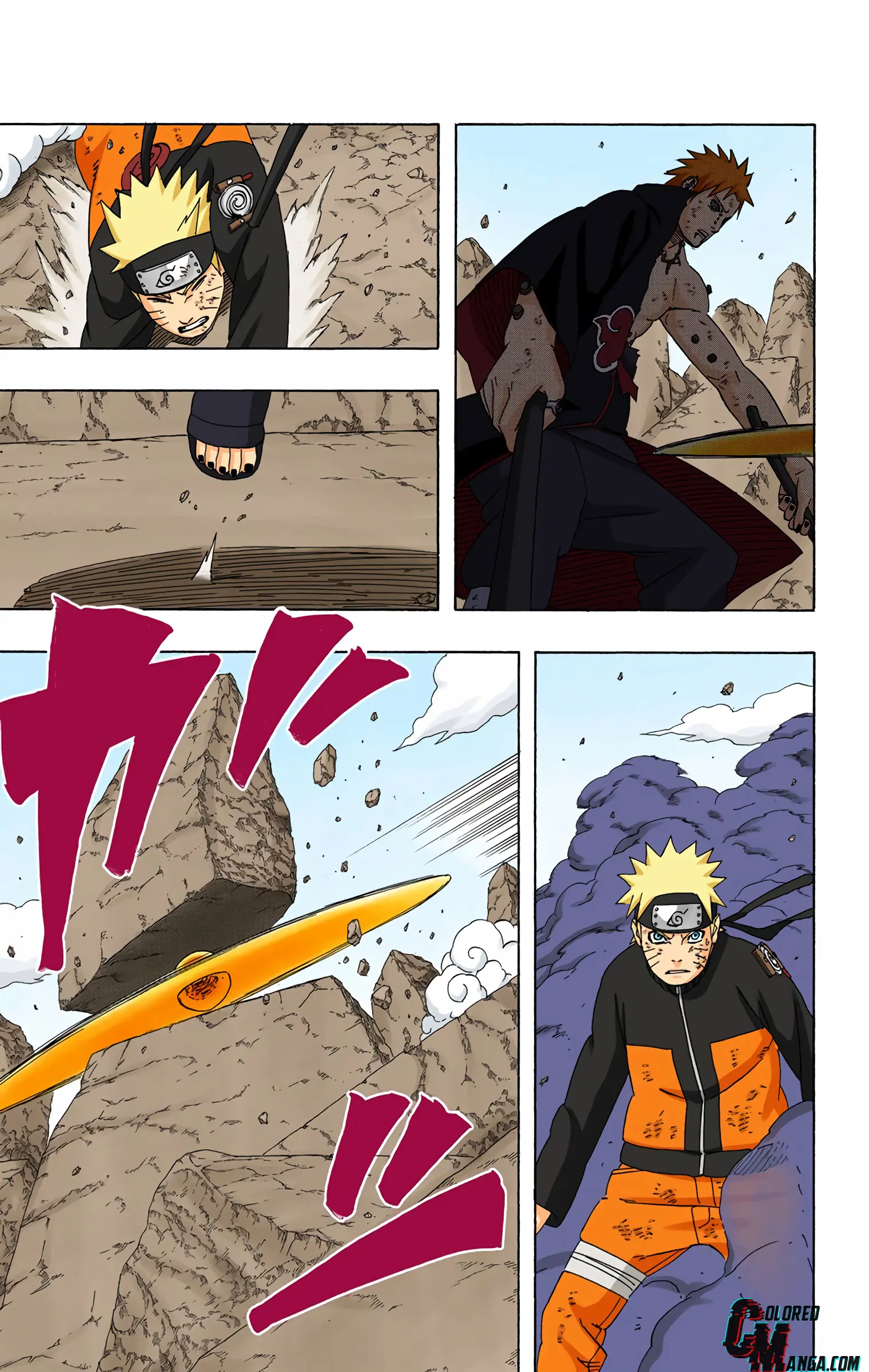 Naruto Colored Manga Online, chapter 442, page 8