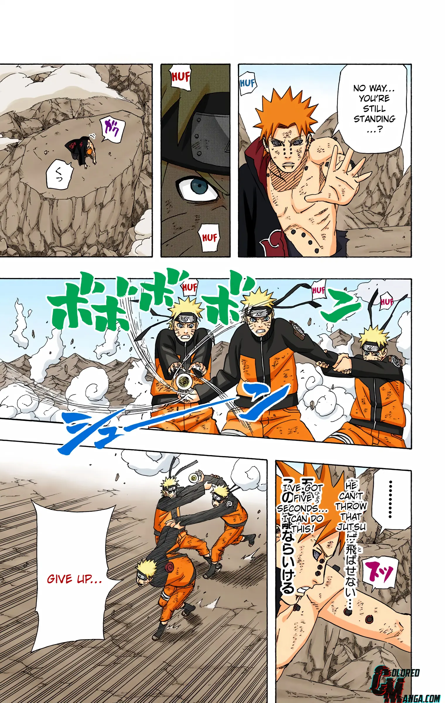 Naruto Colored Manga Online, chapter 442, page 18