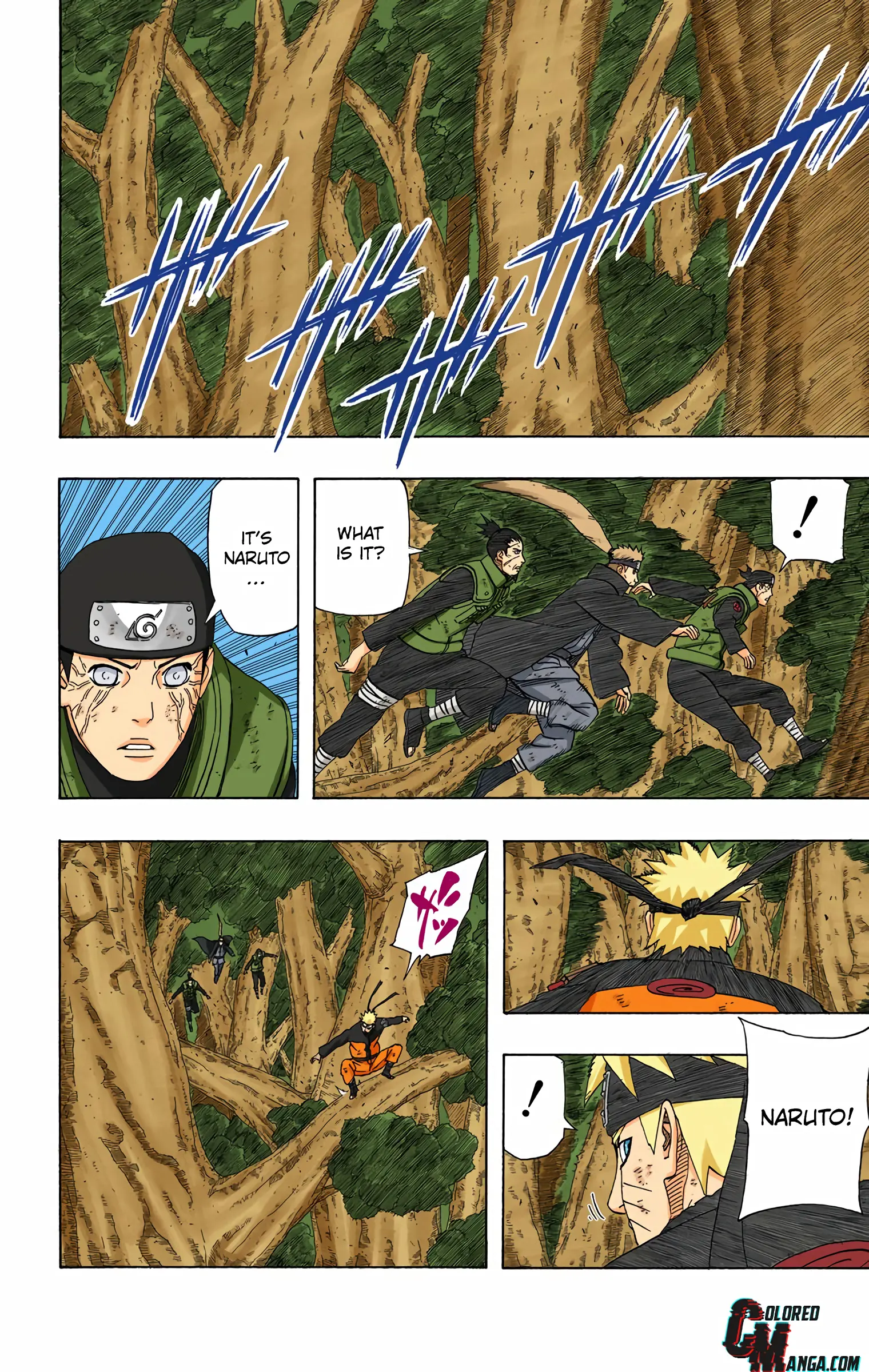 Naruto Colored Manga Online, chapter 443, page 16