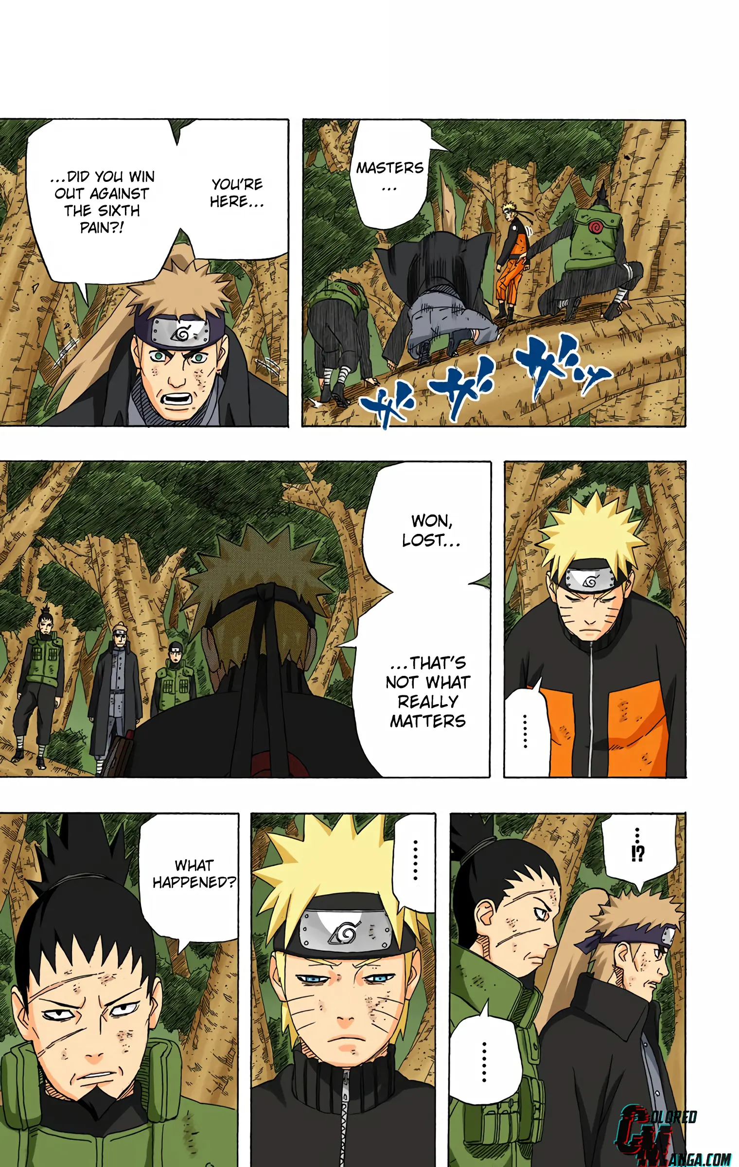 Naruto Colored Manga Online, chapter 443, page 17