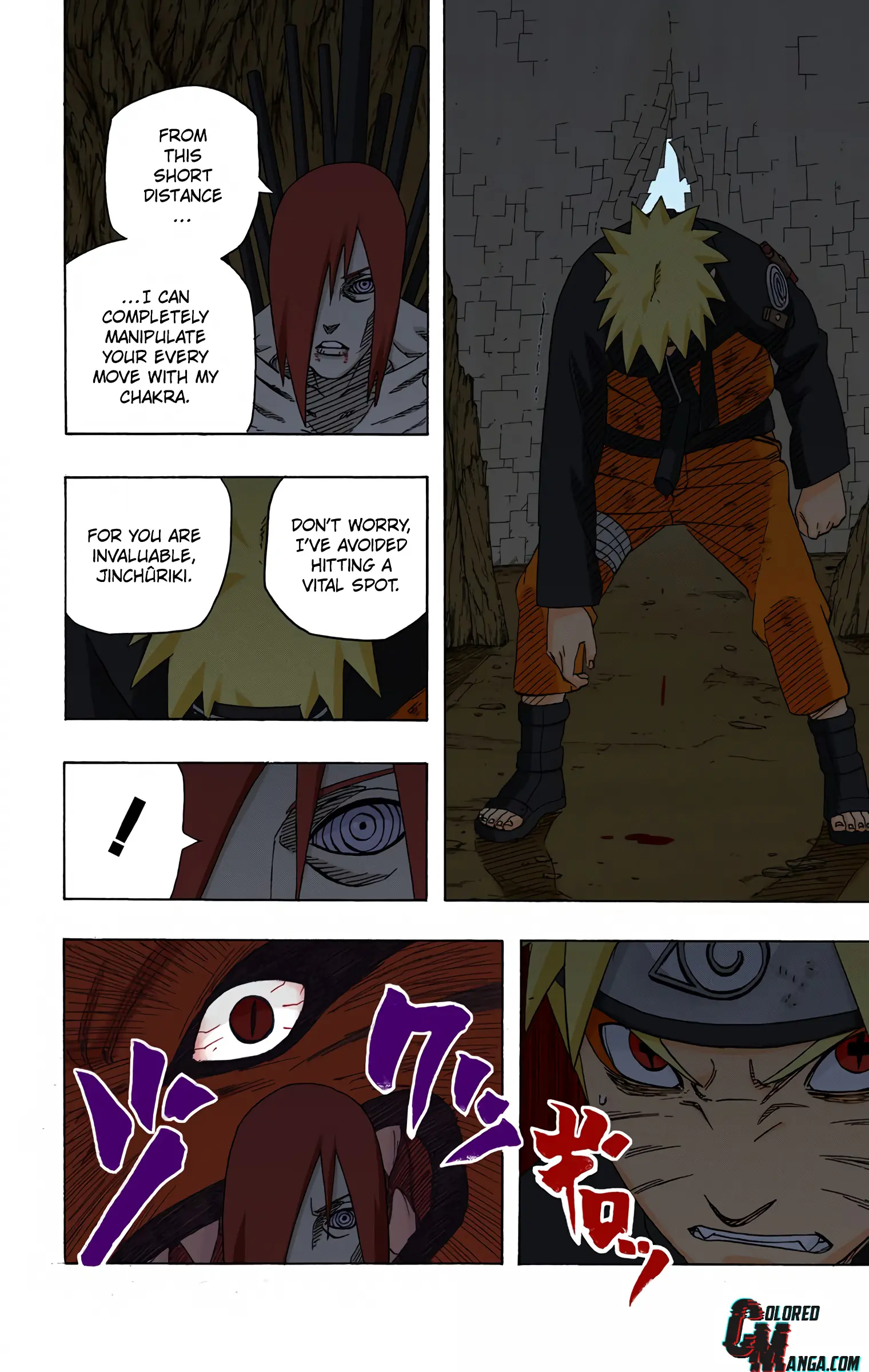 Naruto Colored Manga Online, chapter 444, page 4