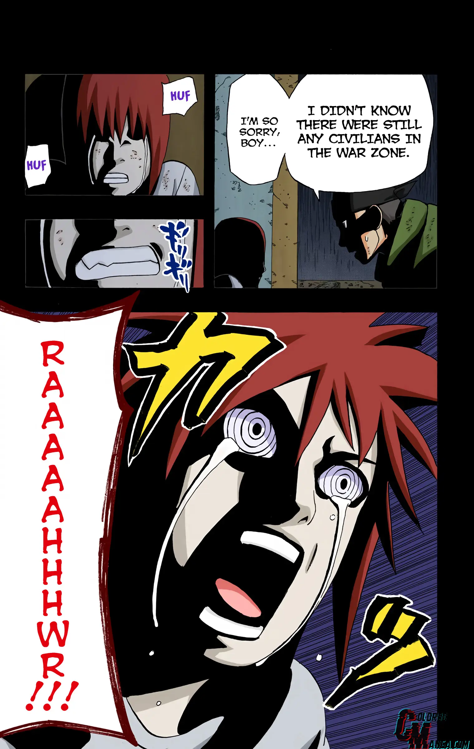 Naruto Colored Manga Online, chapter 444, page 17