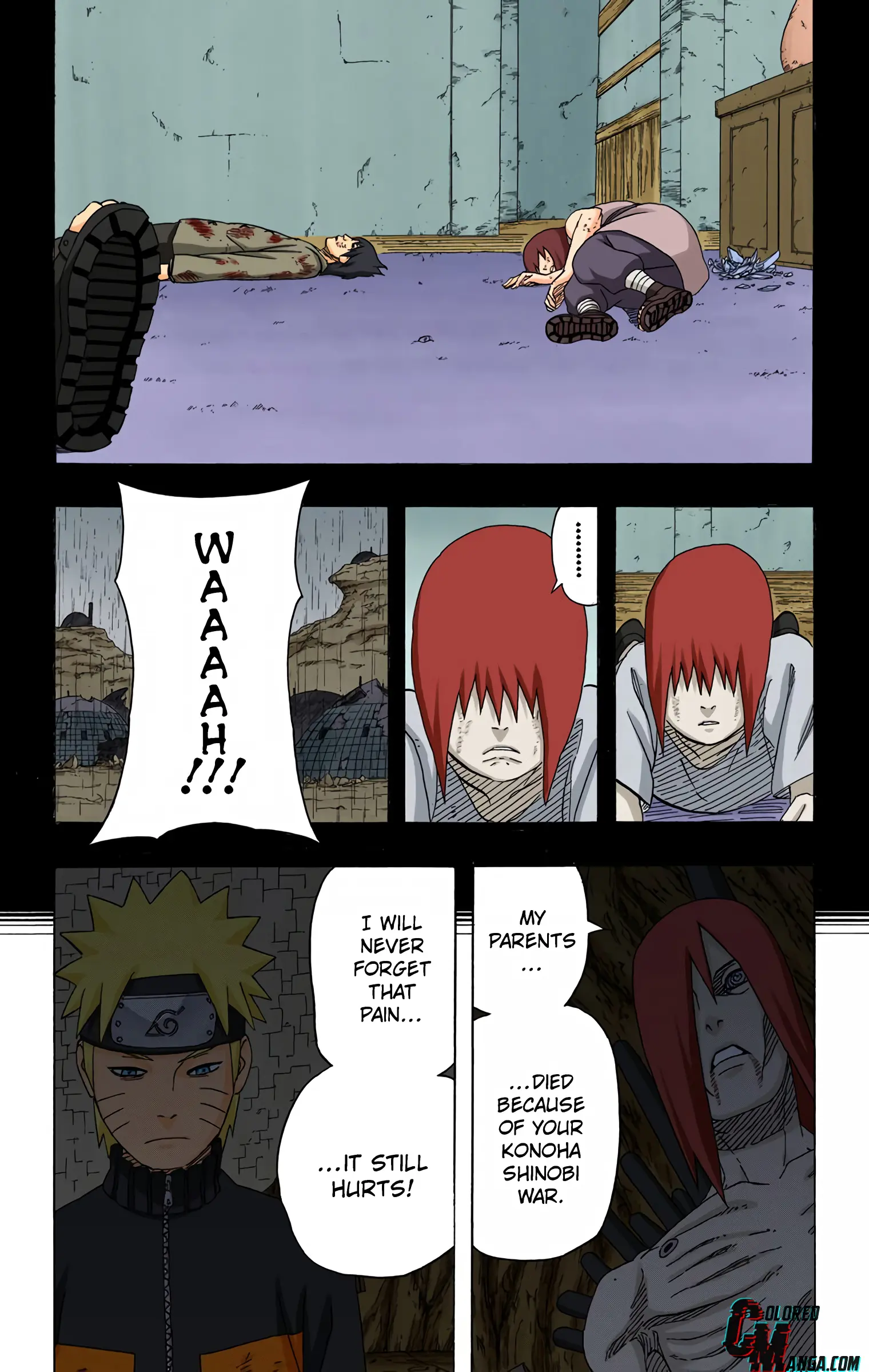 Naruto Colored Manga Online, chapter 445, page 2