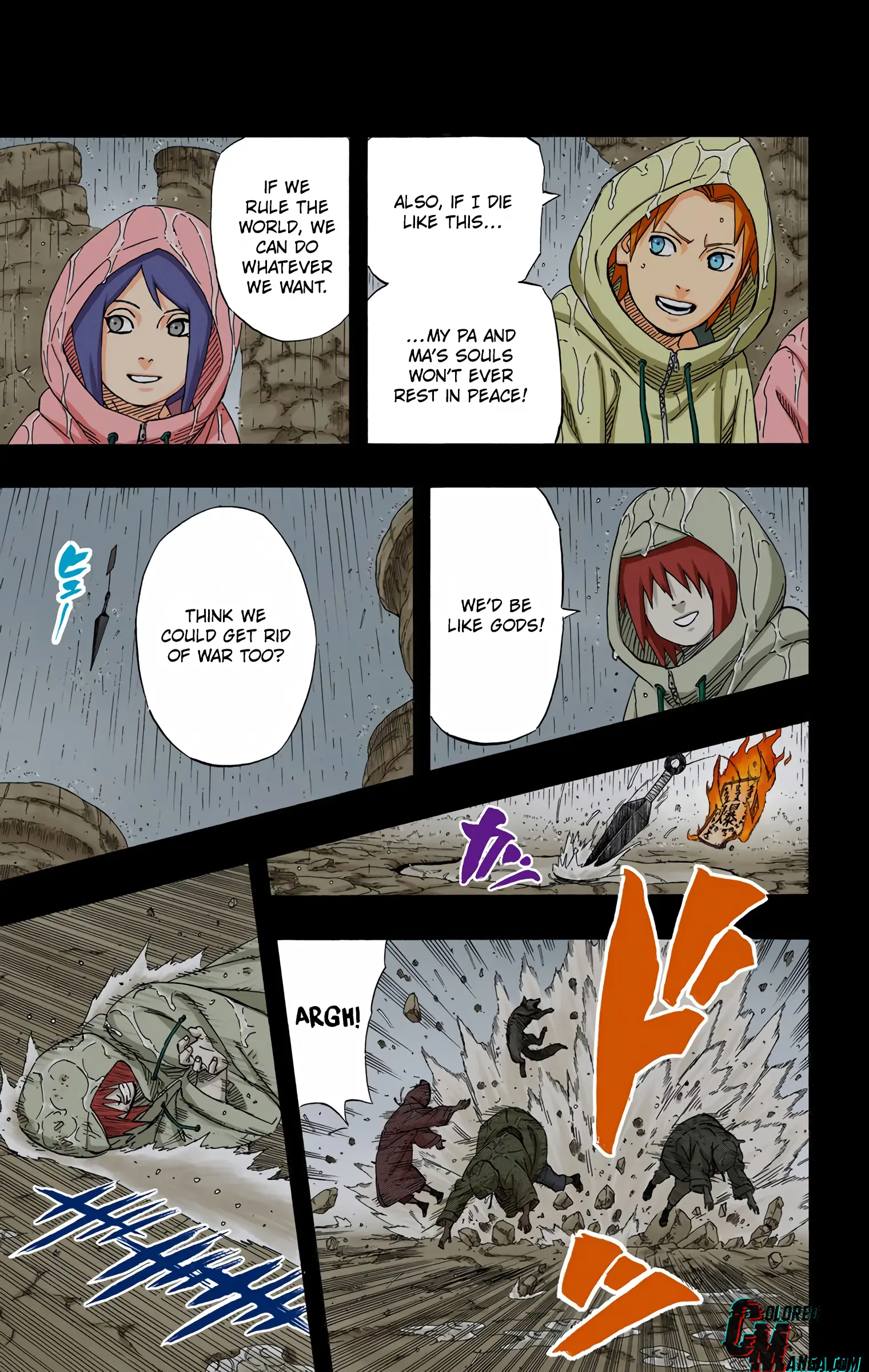 Naruto Colored Manga Online, chapter 445, page 12