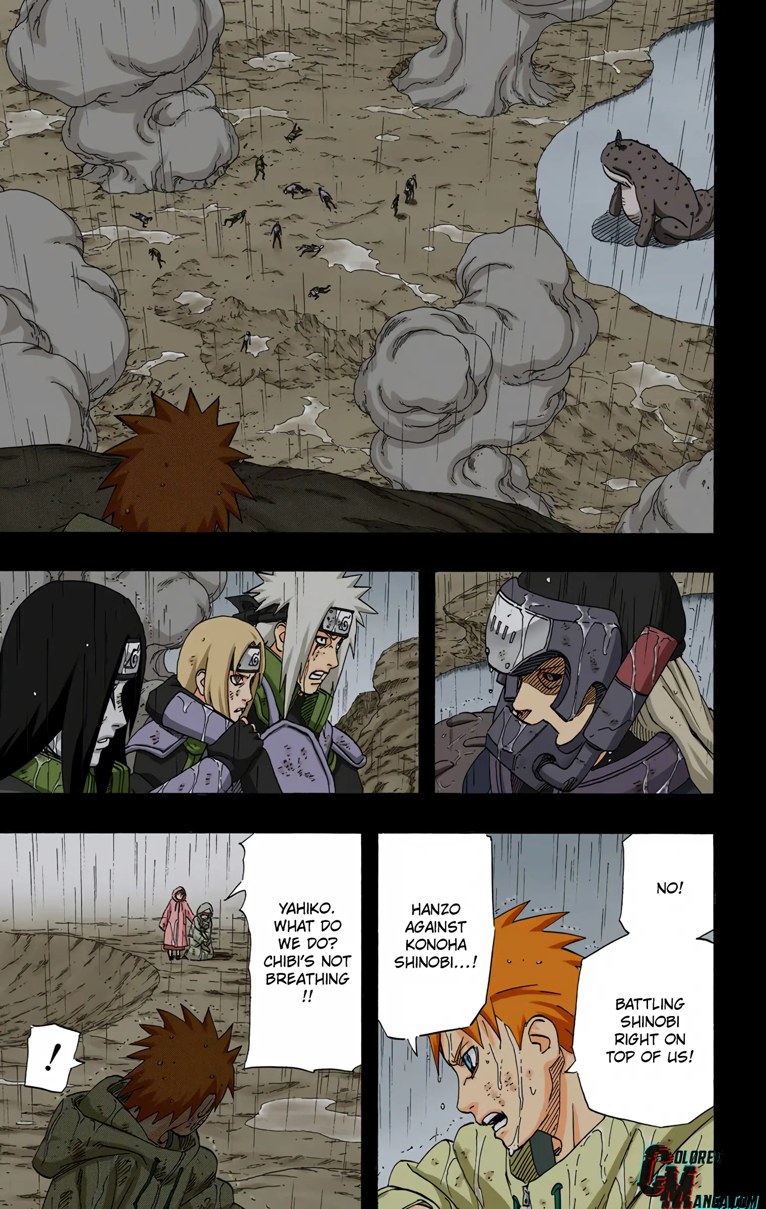 Naruto Colored Manga Online, chapter 445, page 14