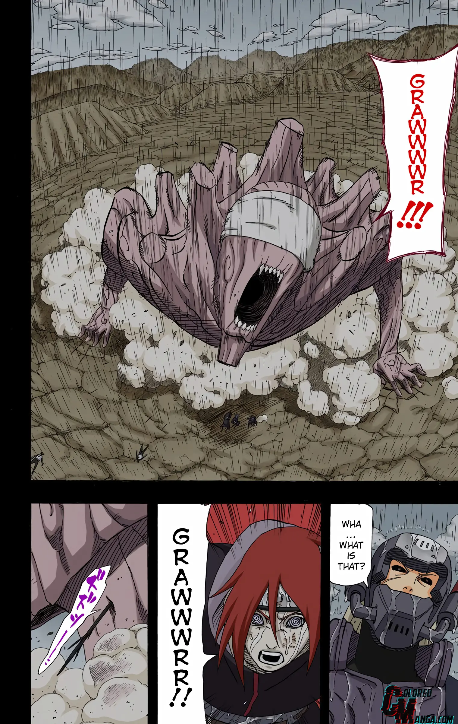 Naruto Colored Manga Online, chapter 447, page 8